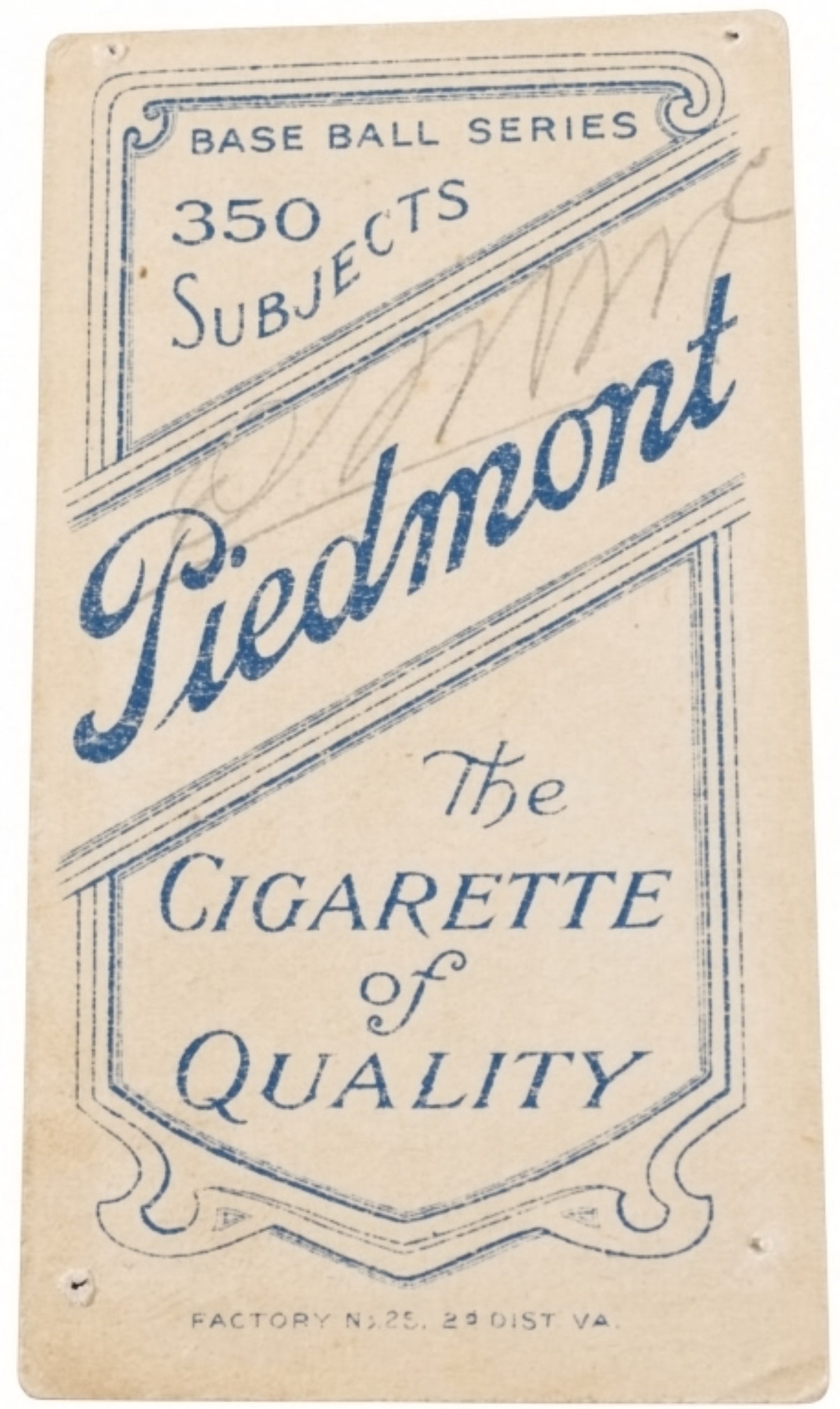 1910 T206 Bush Detroit Piedmont