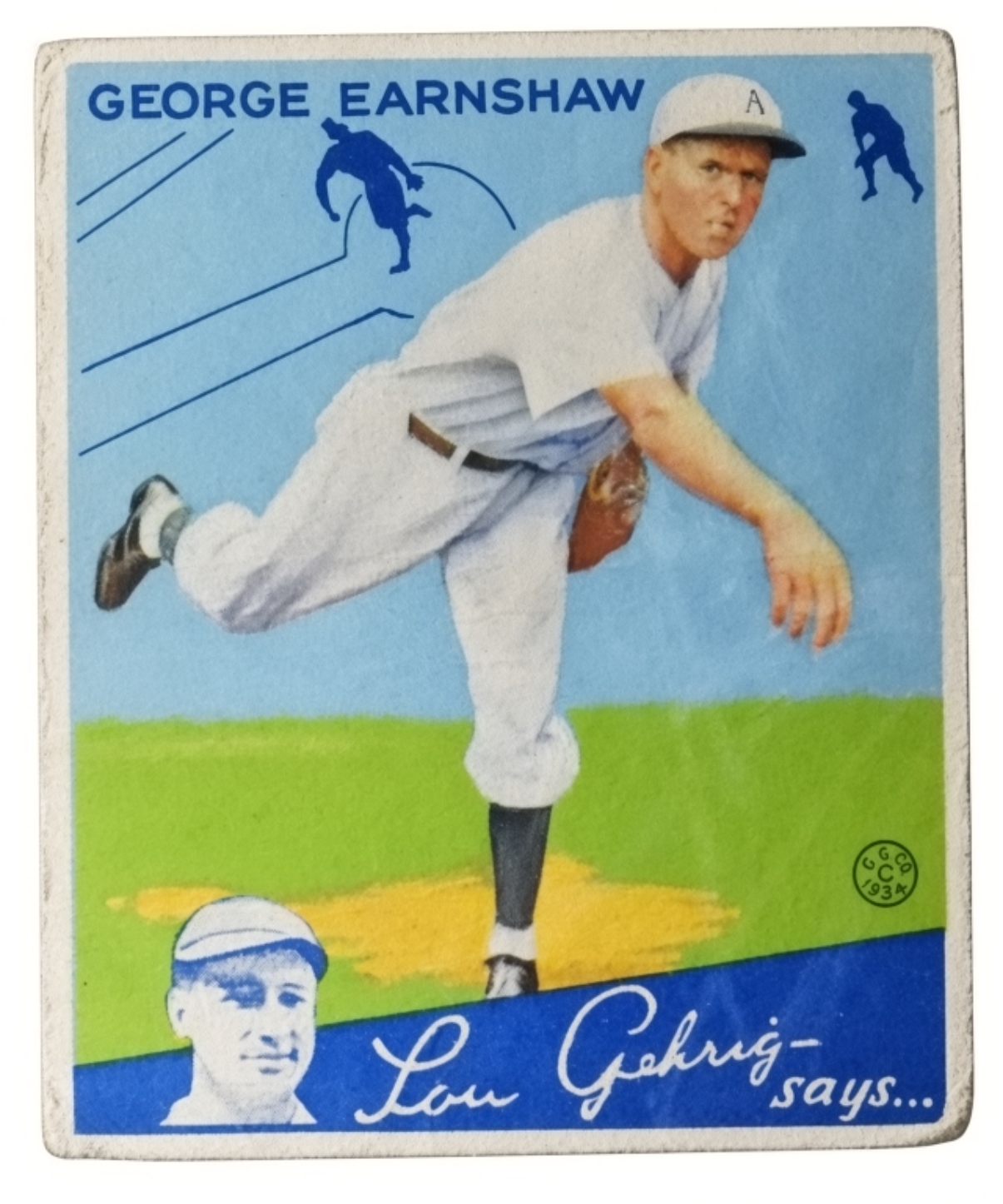 1934 Goudey George Earnshaw Rookie