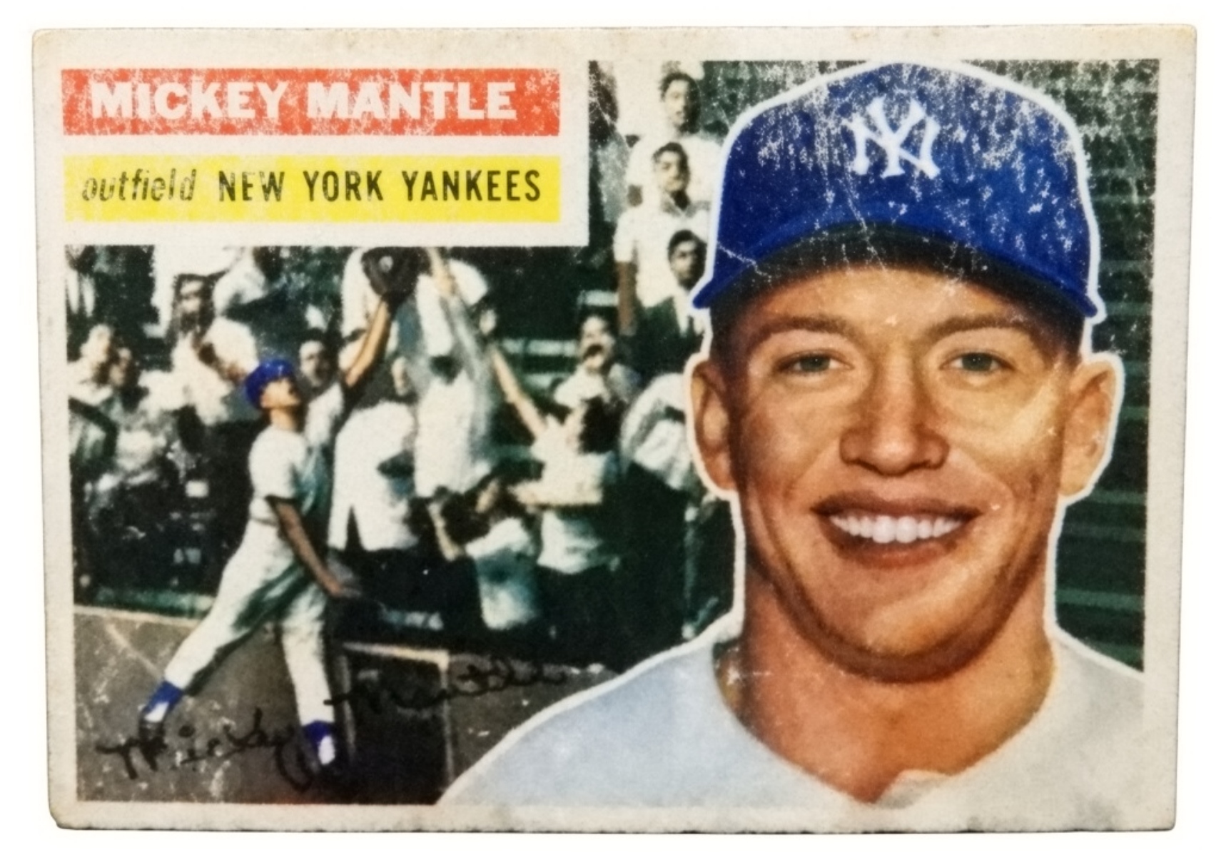 1956 Topps #135 Mickey Mantle