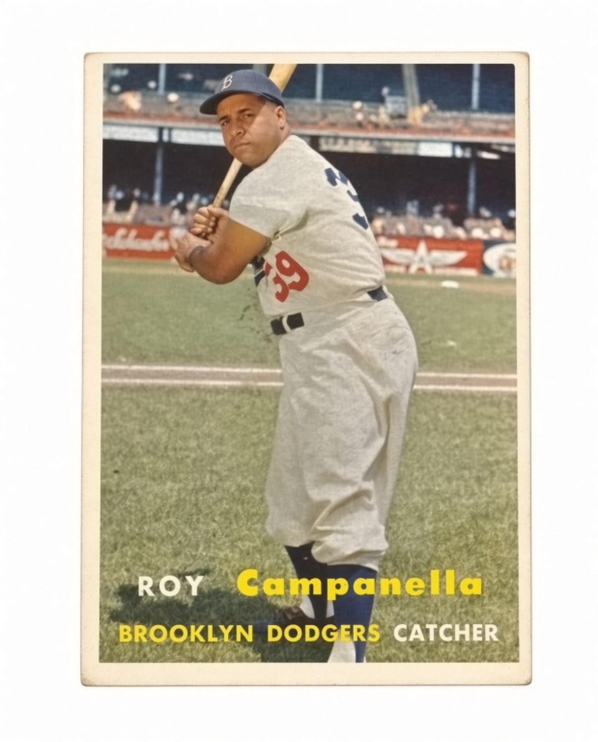 1957 Topps #210 Roy Campanella