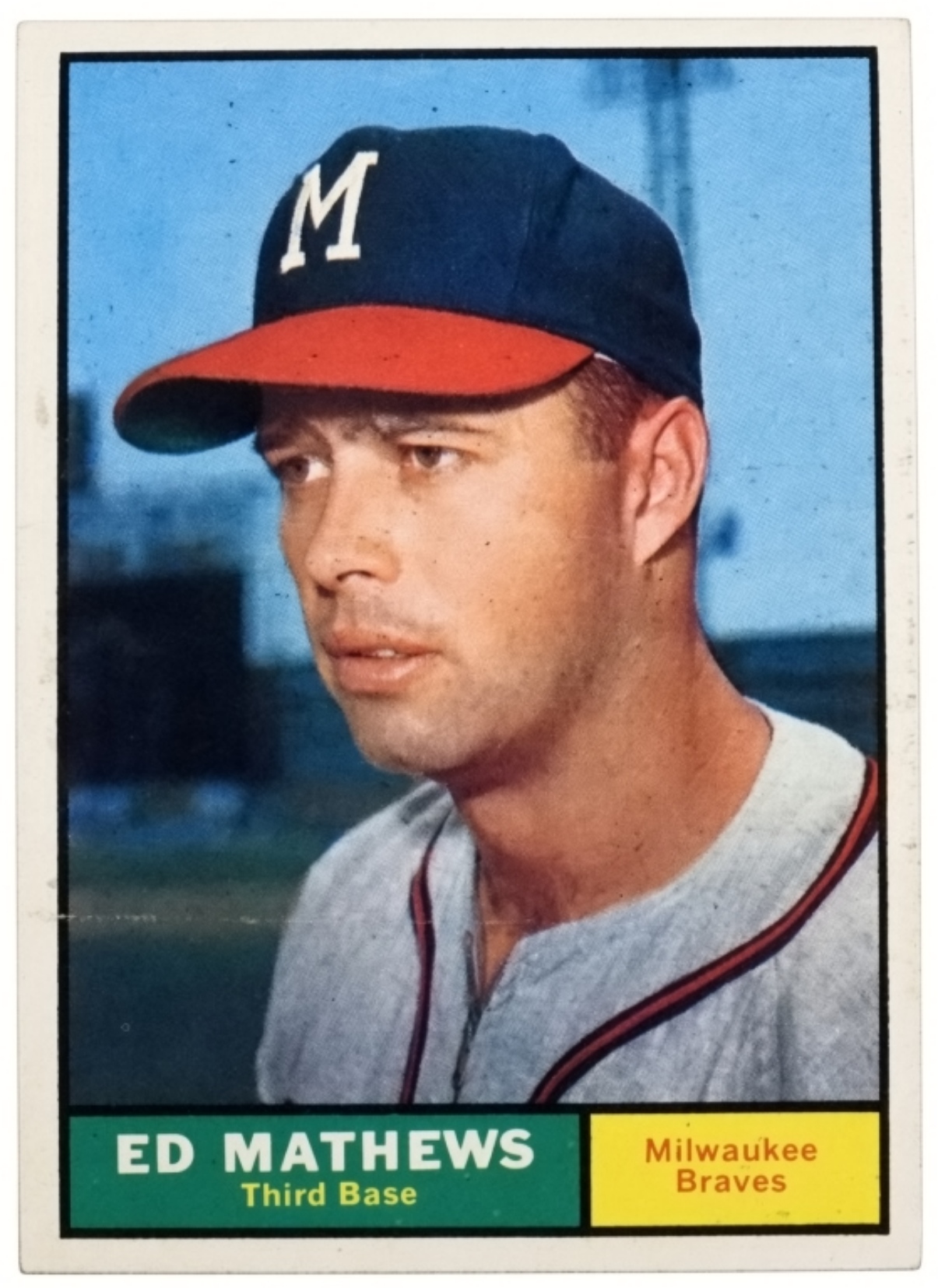 1961 Topps #120 Eddie Mathews