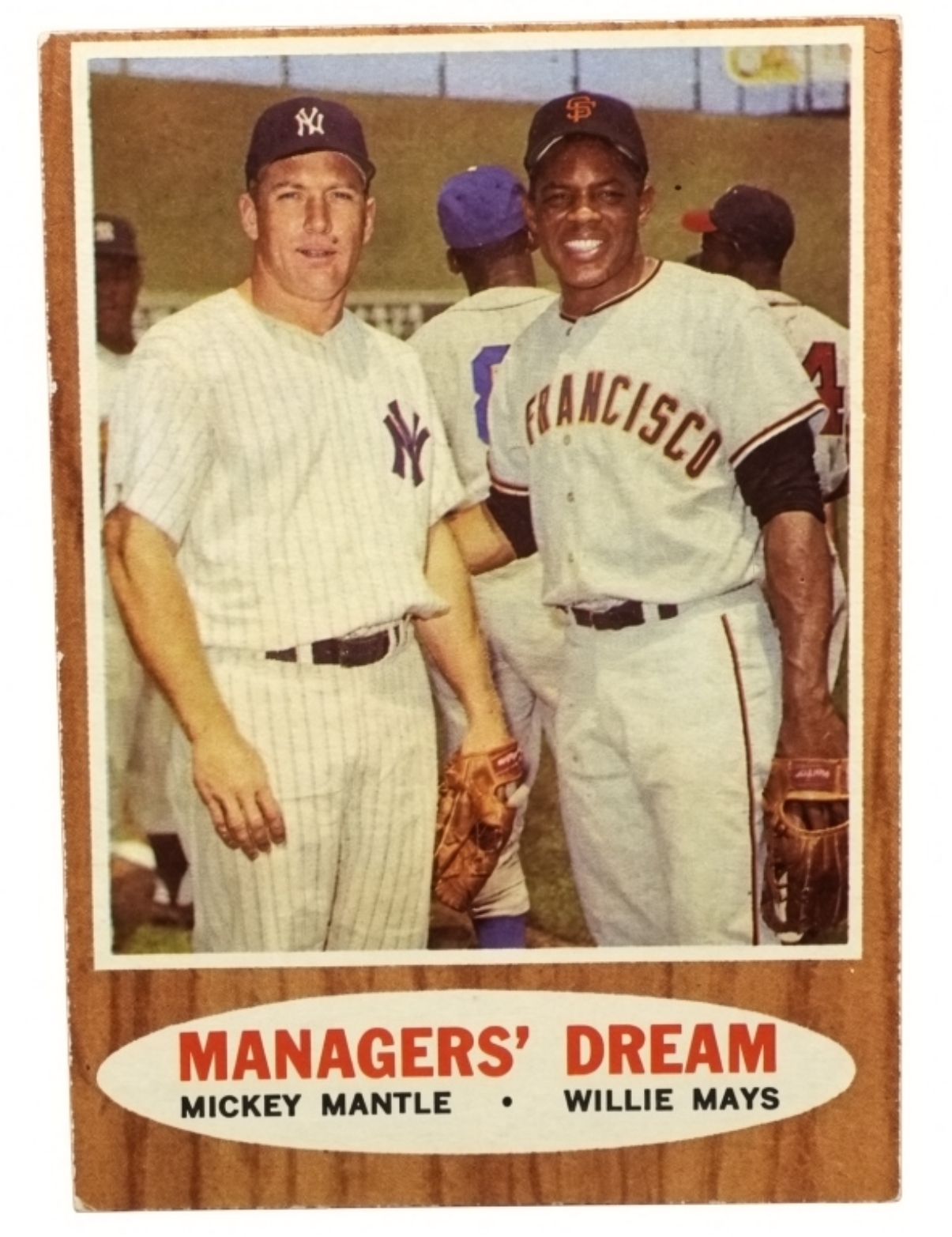 1962 Topps #18 Managers' Dream Mantle & Mays