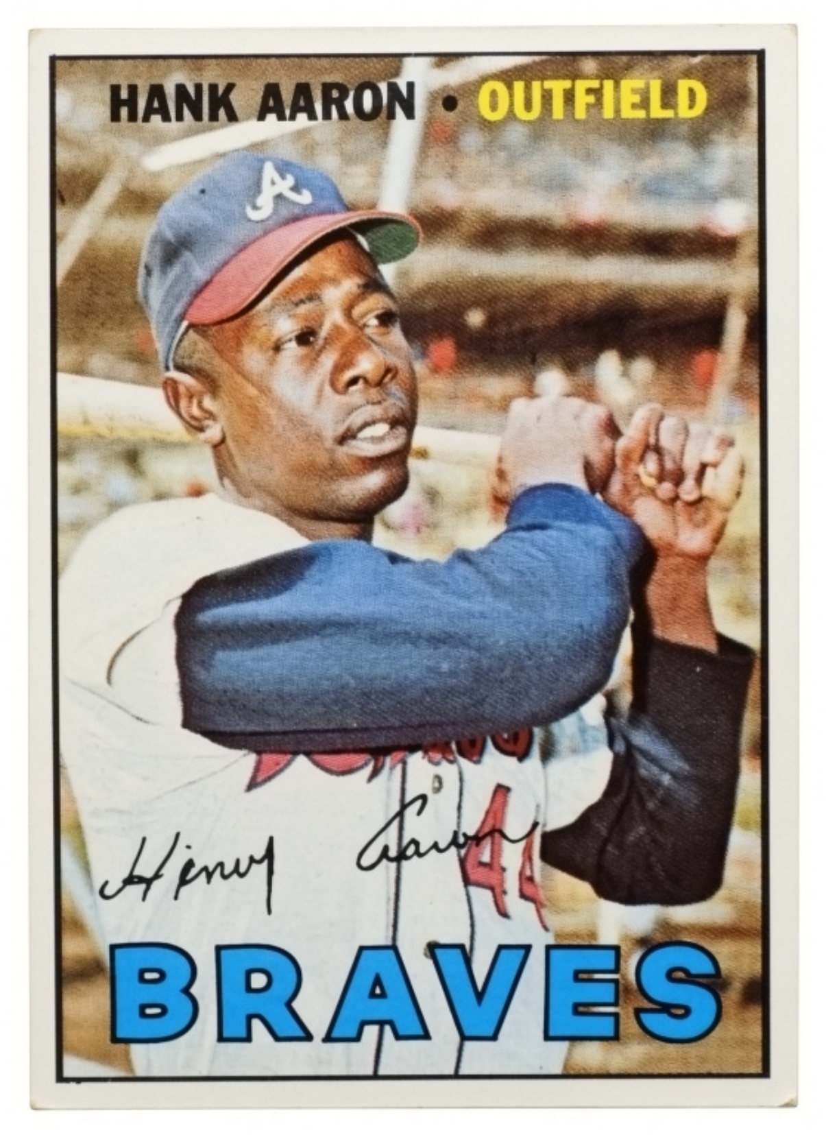 1967 Hank Aaron Topps #250