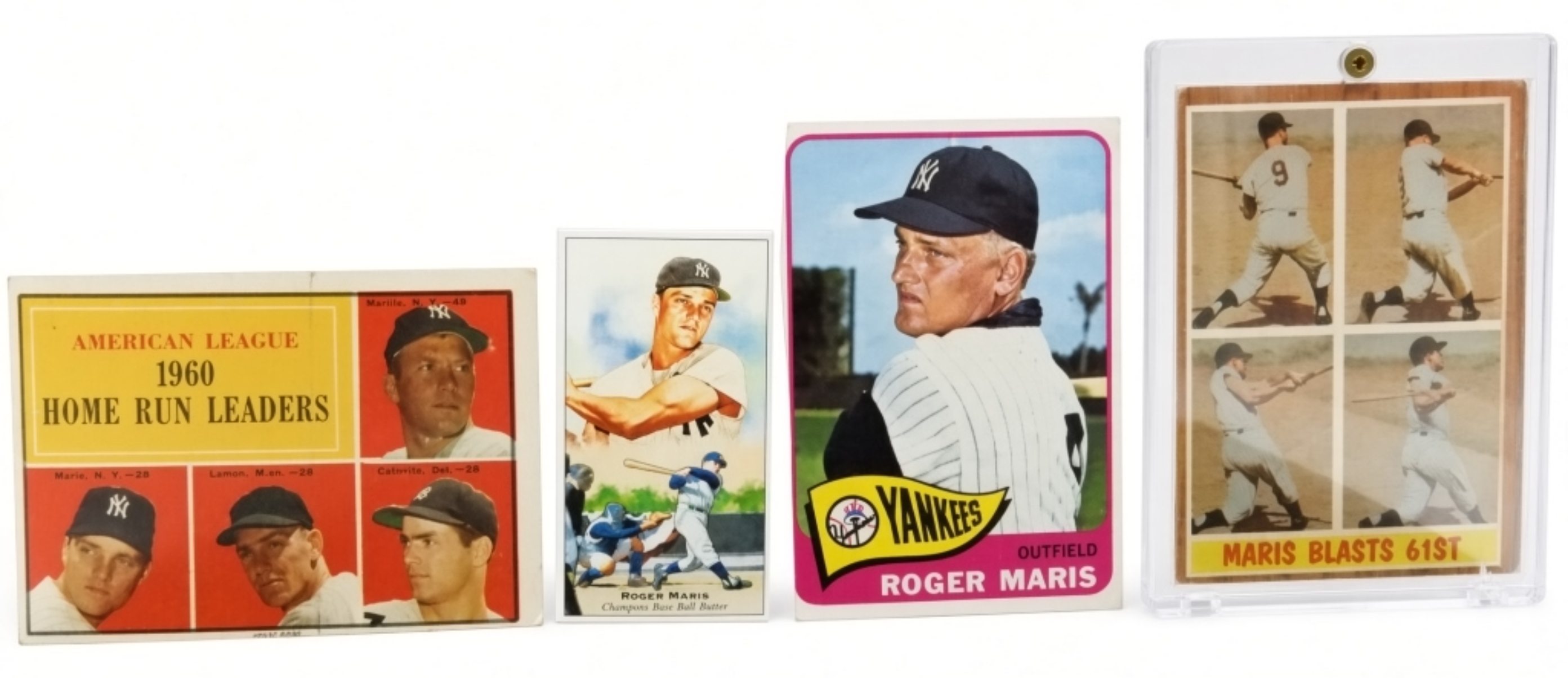 Vintage Baseball Cards: Maris & Mantle