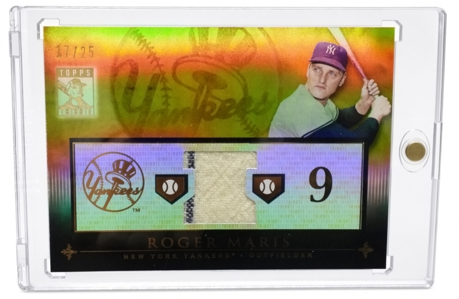 2010 Topps Tribute Roger Maris Patch17/25