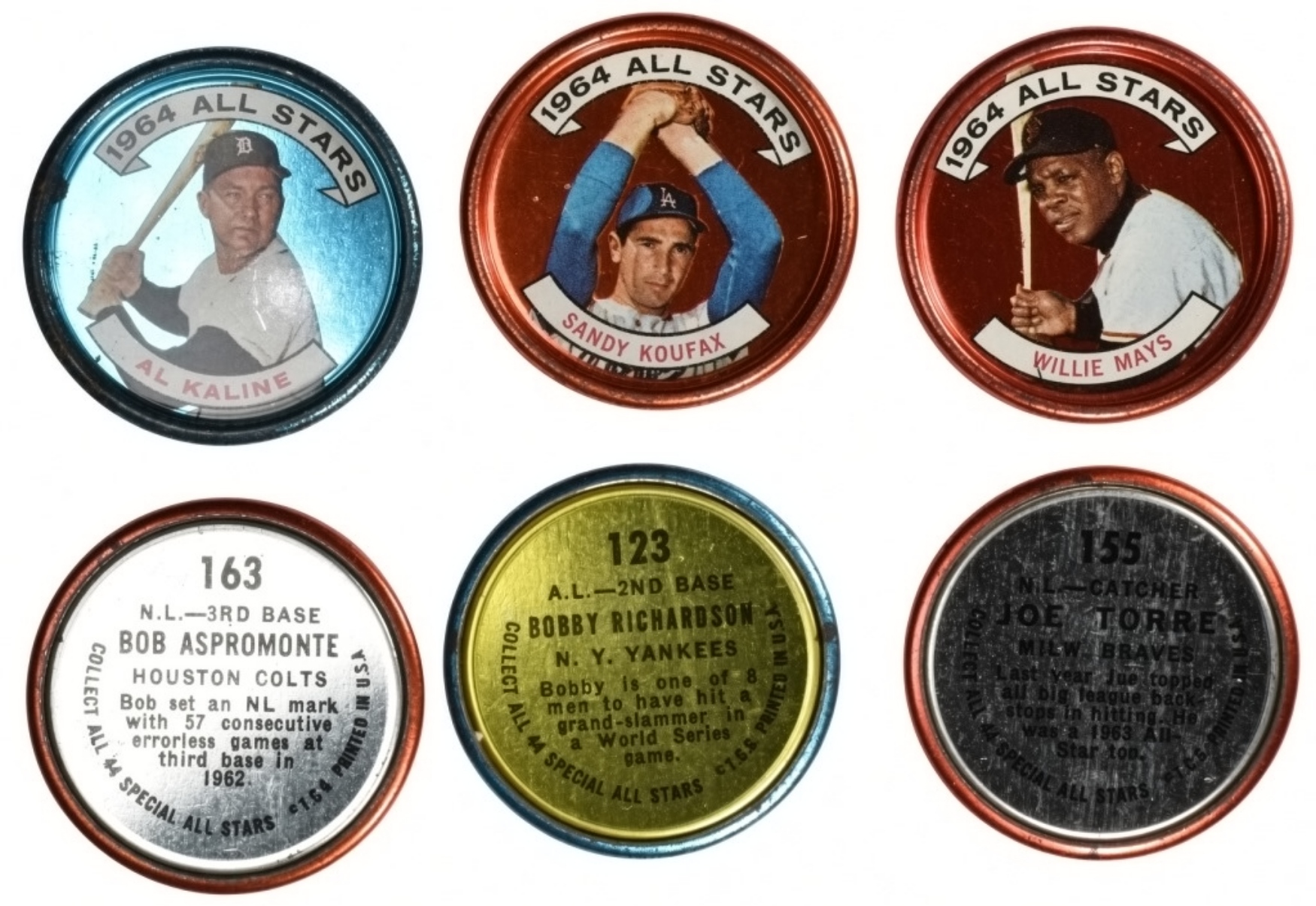 1964 Topps All-Stars Coins Collection (38)