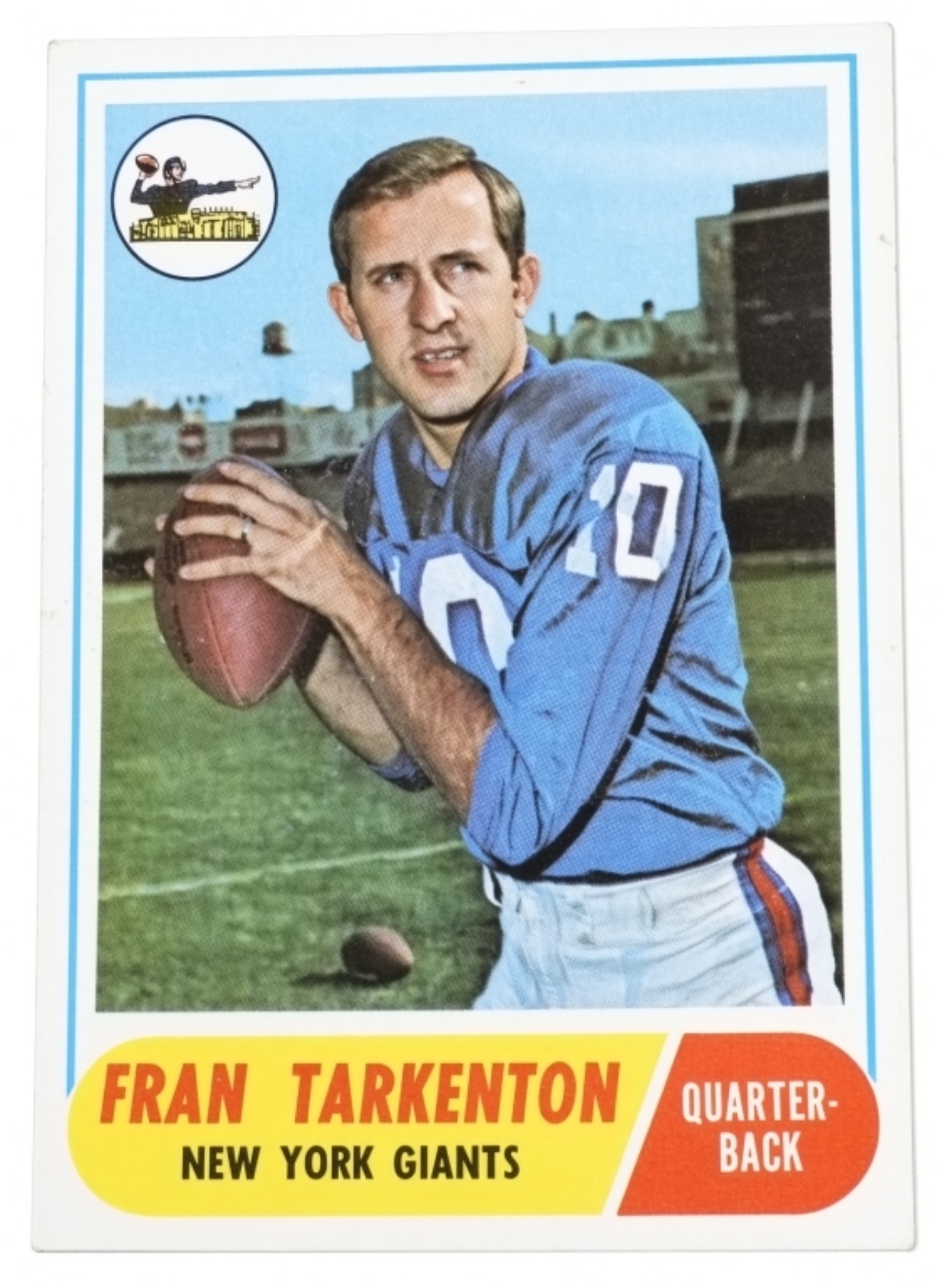 1968 Topps #161 Fran Tarkenton, NY Giants