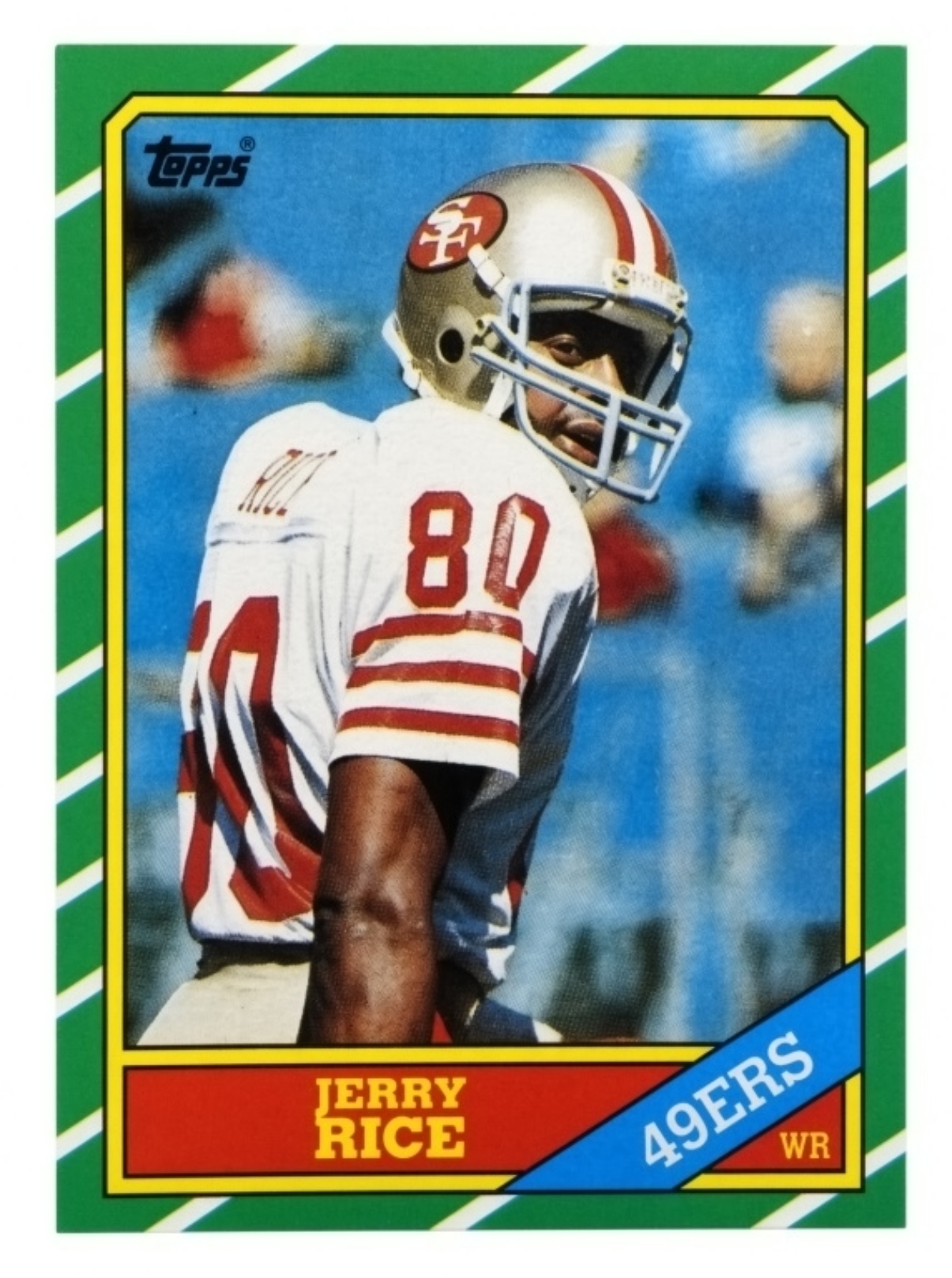 1986 Topps Jerry Rice 49ers Rookie #161