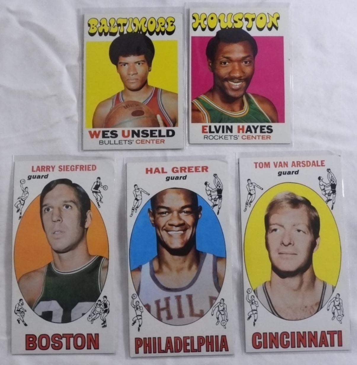 (5) TOPPS Basketball Cards