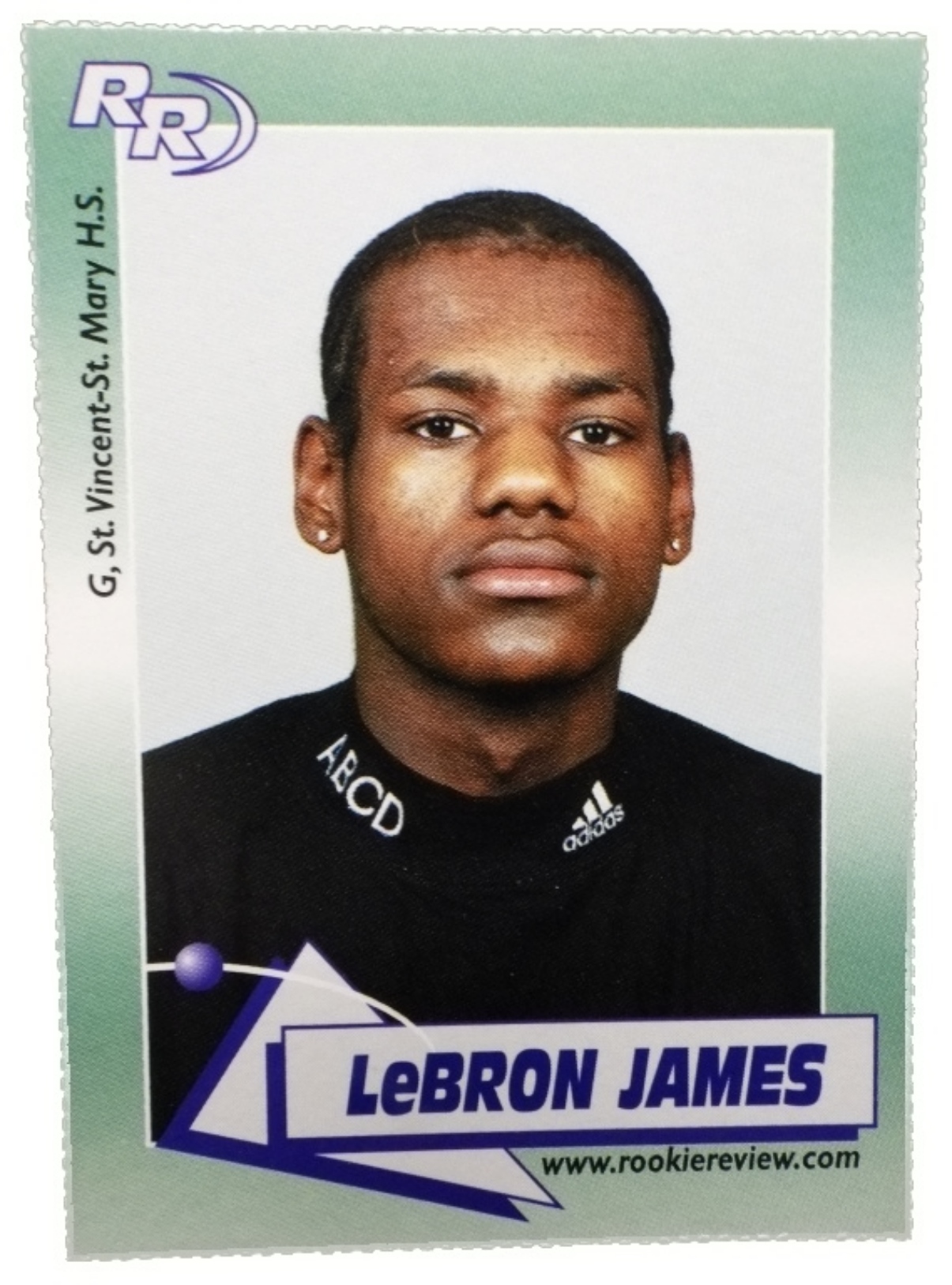 2002 LeBron James Rookie Review Card #6