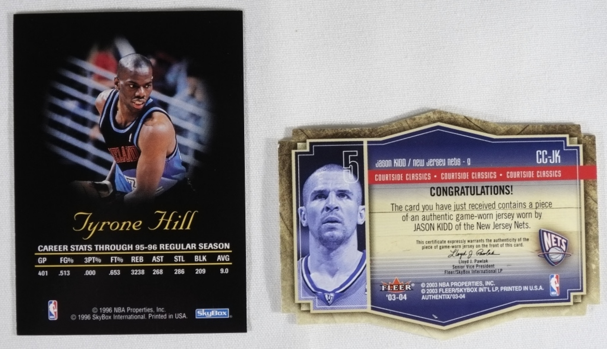 (2) Basketball Cards: Autograph & Patch