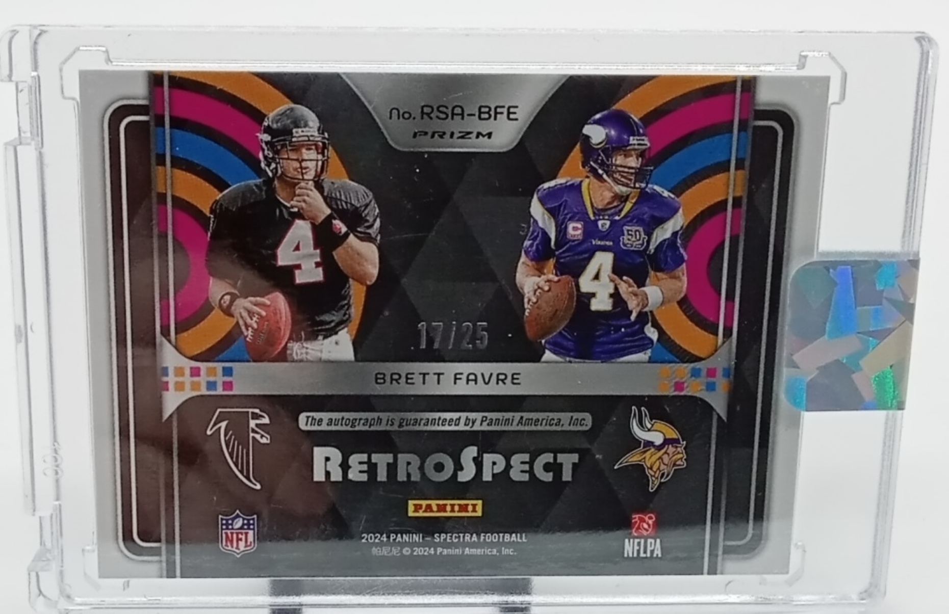 2024 Panini Retrospect Brett Favre Auto 17/25