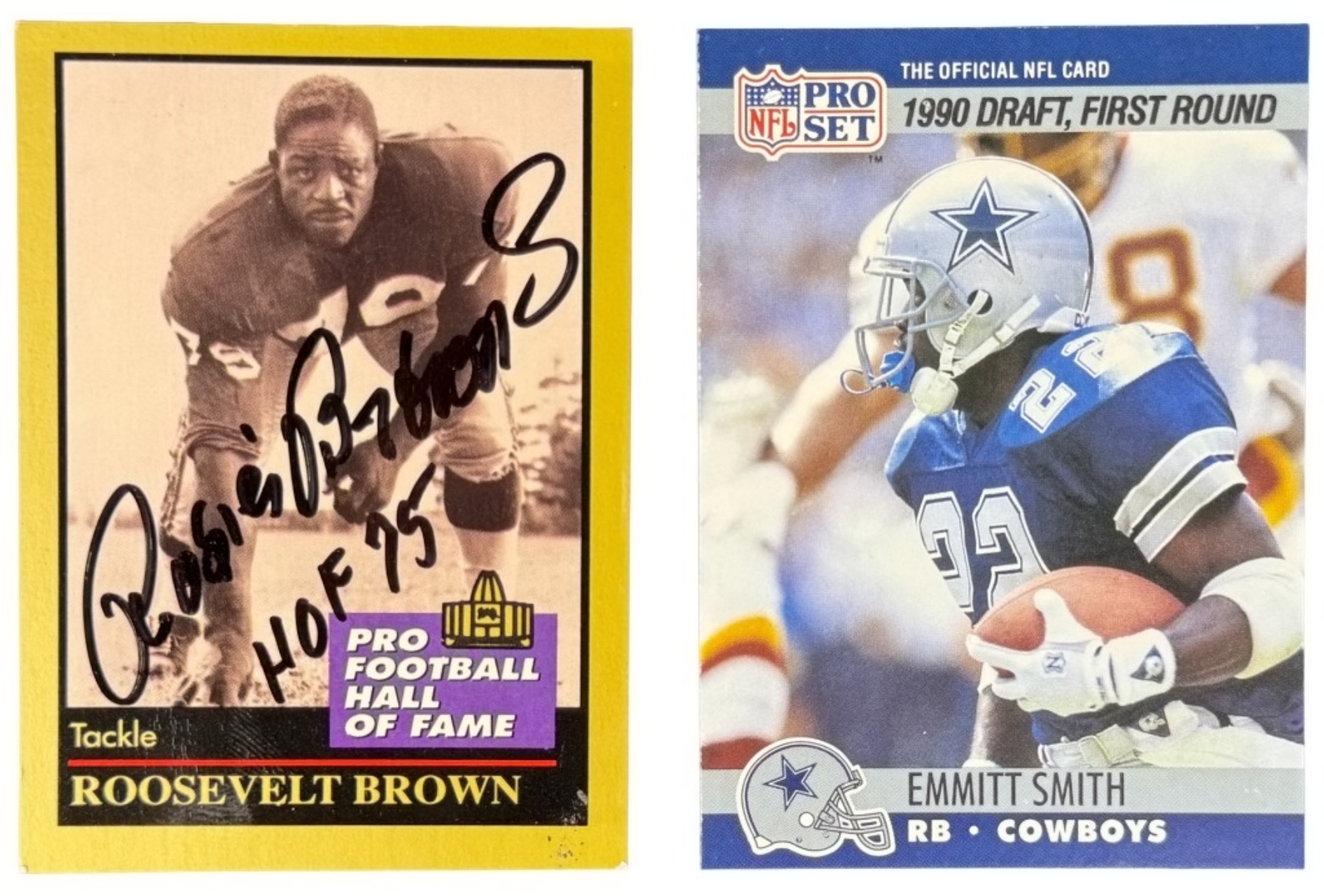 Roosevelt Brown Auto & Emmitt Smith