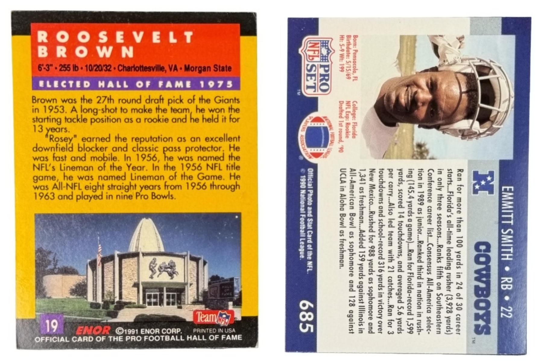 Roosevelt Brown Auto & Emmitt Smith