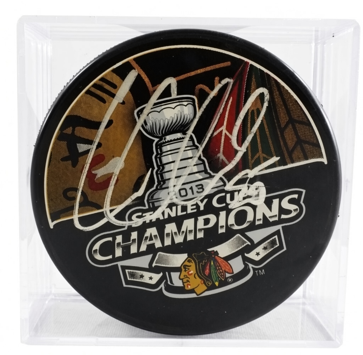Corey Crawford Autographed Hockey Puck
