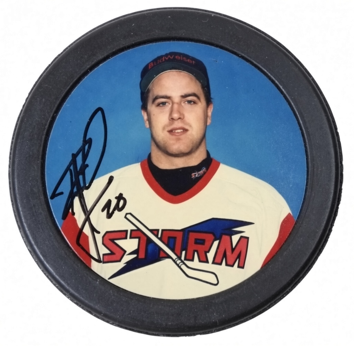 Rick Judson Toledo Storm Signed Puck