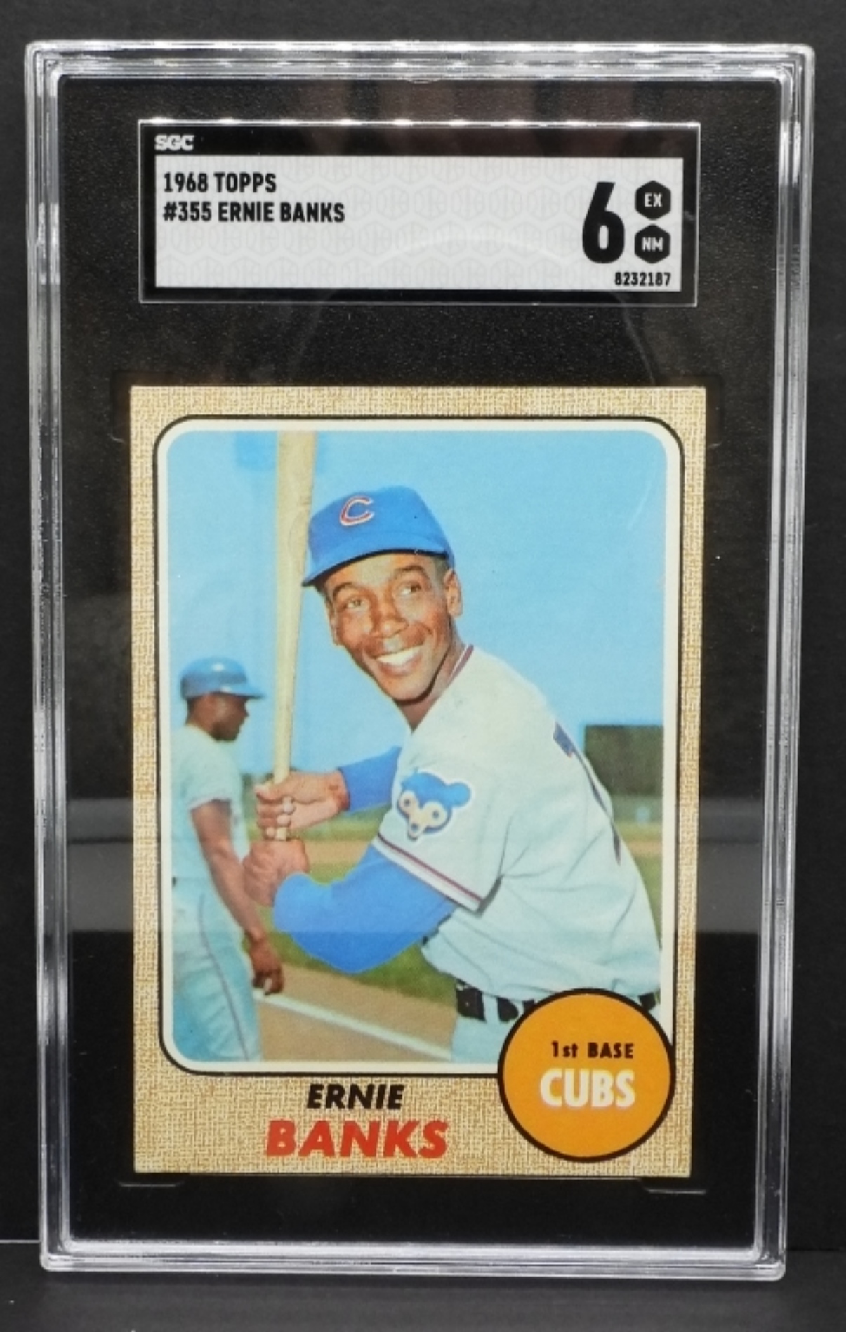1968 Topps Ernie Banks #355 SGC 6