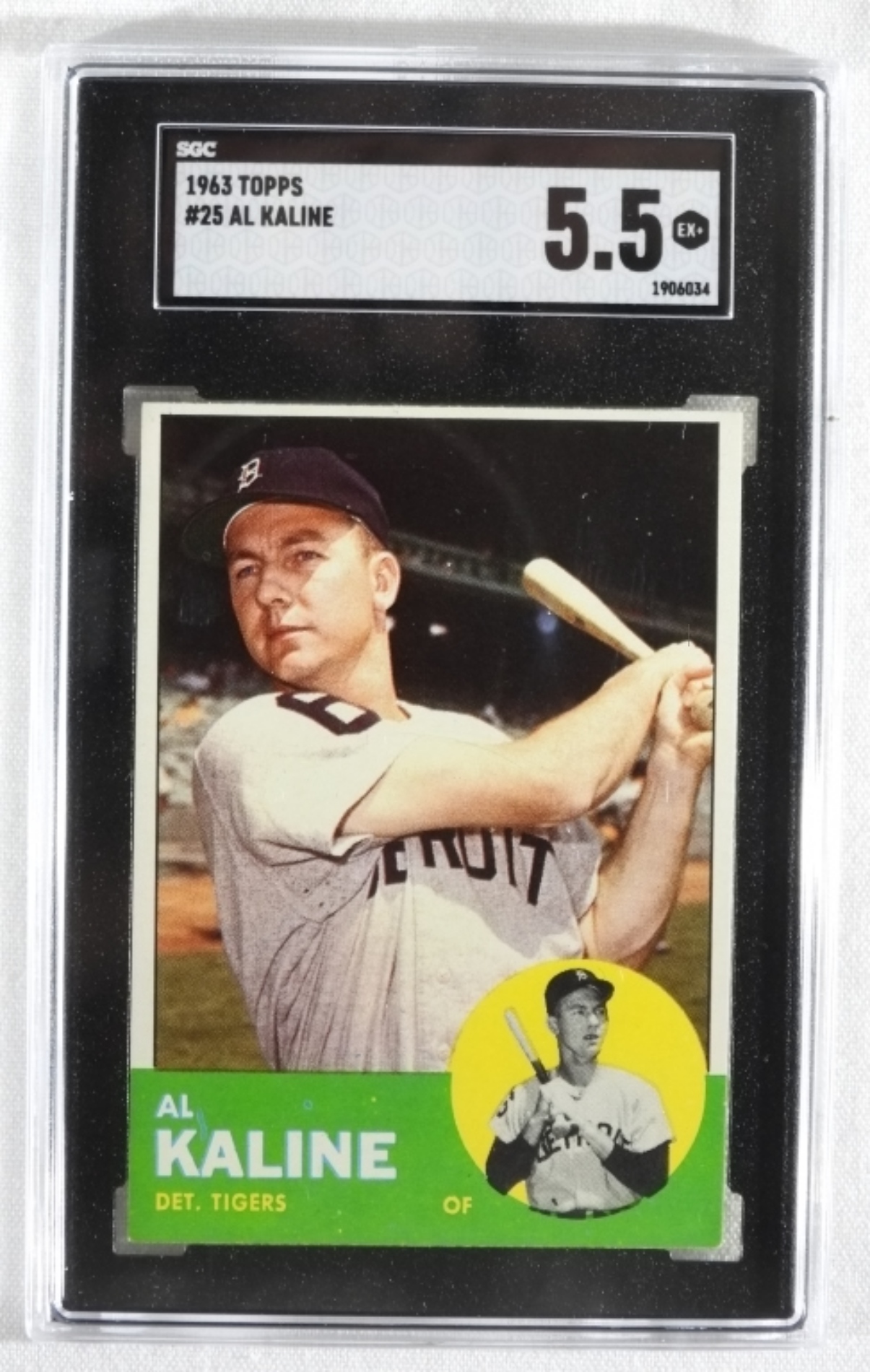 1963 Topps Al Kaline #25 SGC 5.5