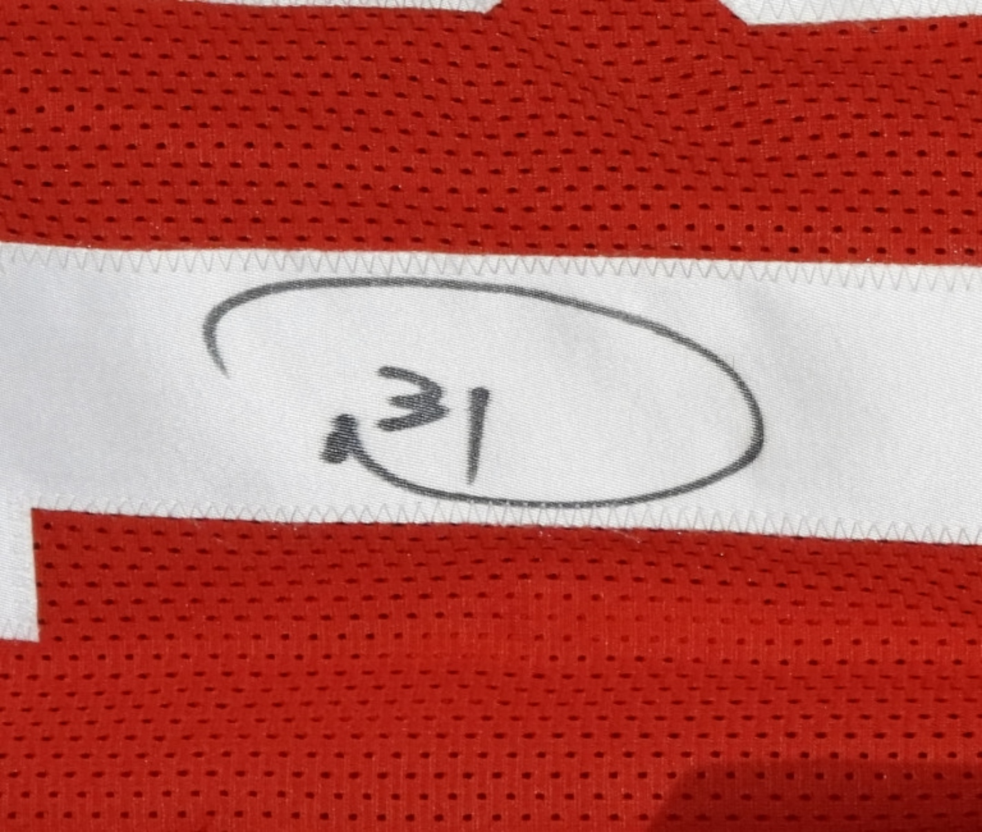 Donte Whitner Autographed Jersey Beckett
