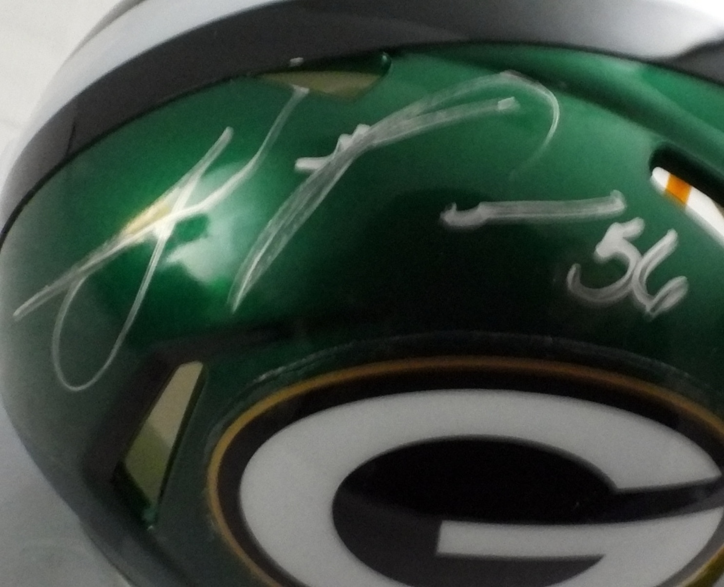 Julius Peppers Mini Helmet Autographed