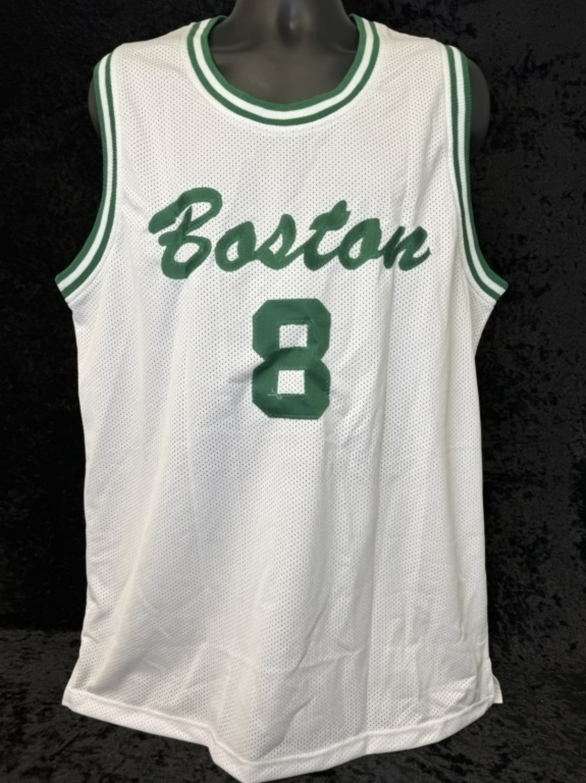 Boston Celtics Porzingis Signed Jersey Beckett