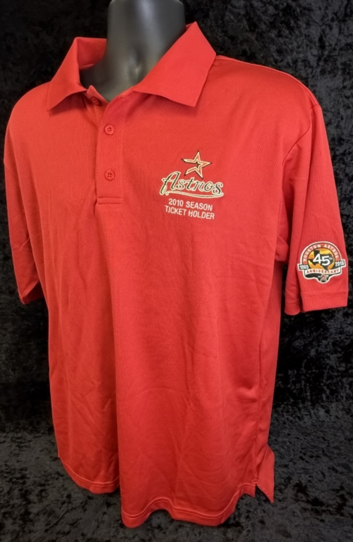 (2) Houston Astros 2010 Season Ticket Holder Polos