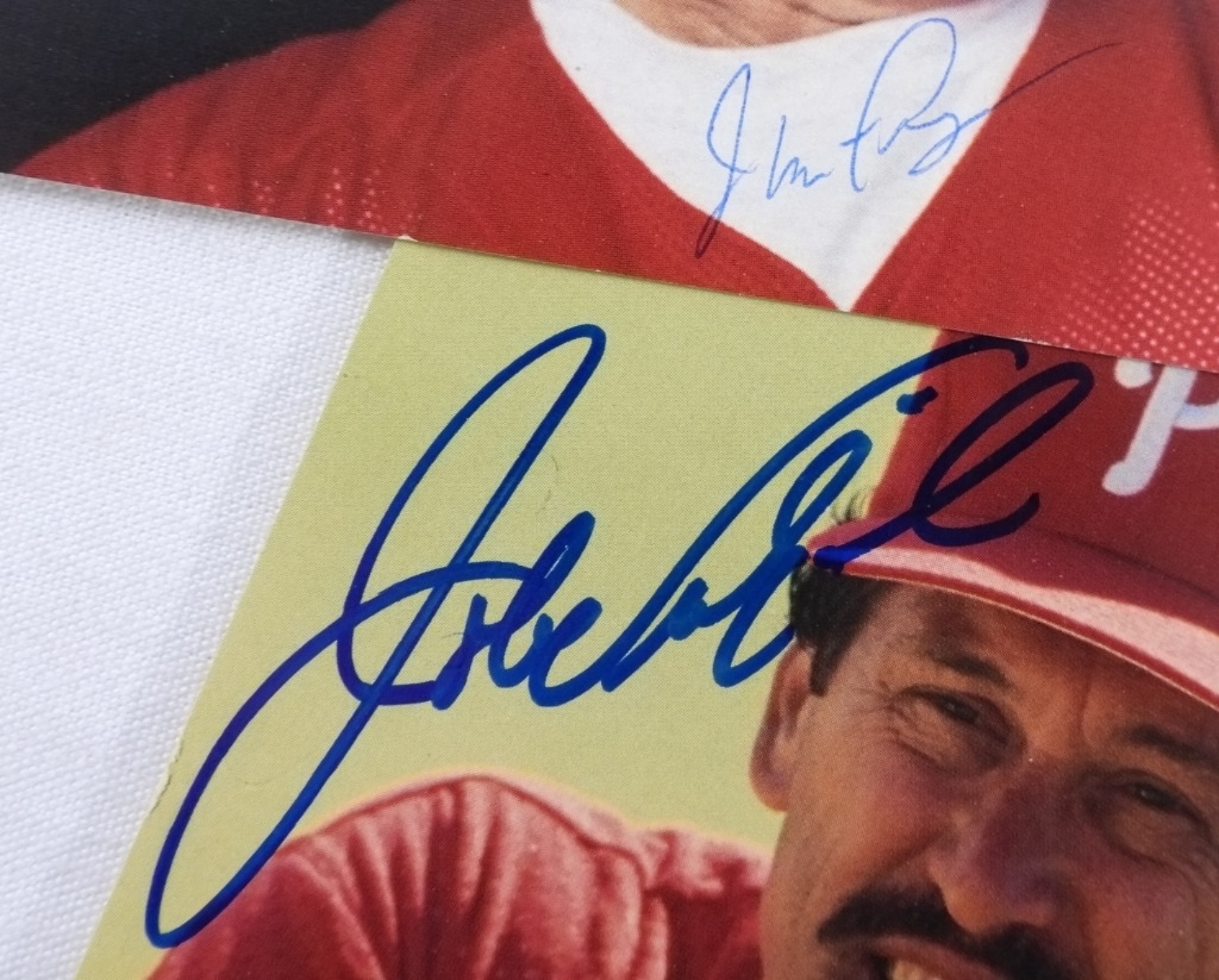 1993 Phillies Vukovich & Fregosi Signed Cards