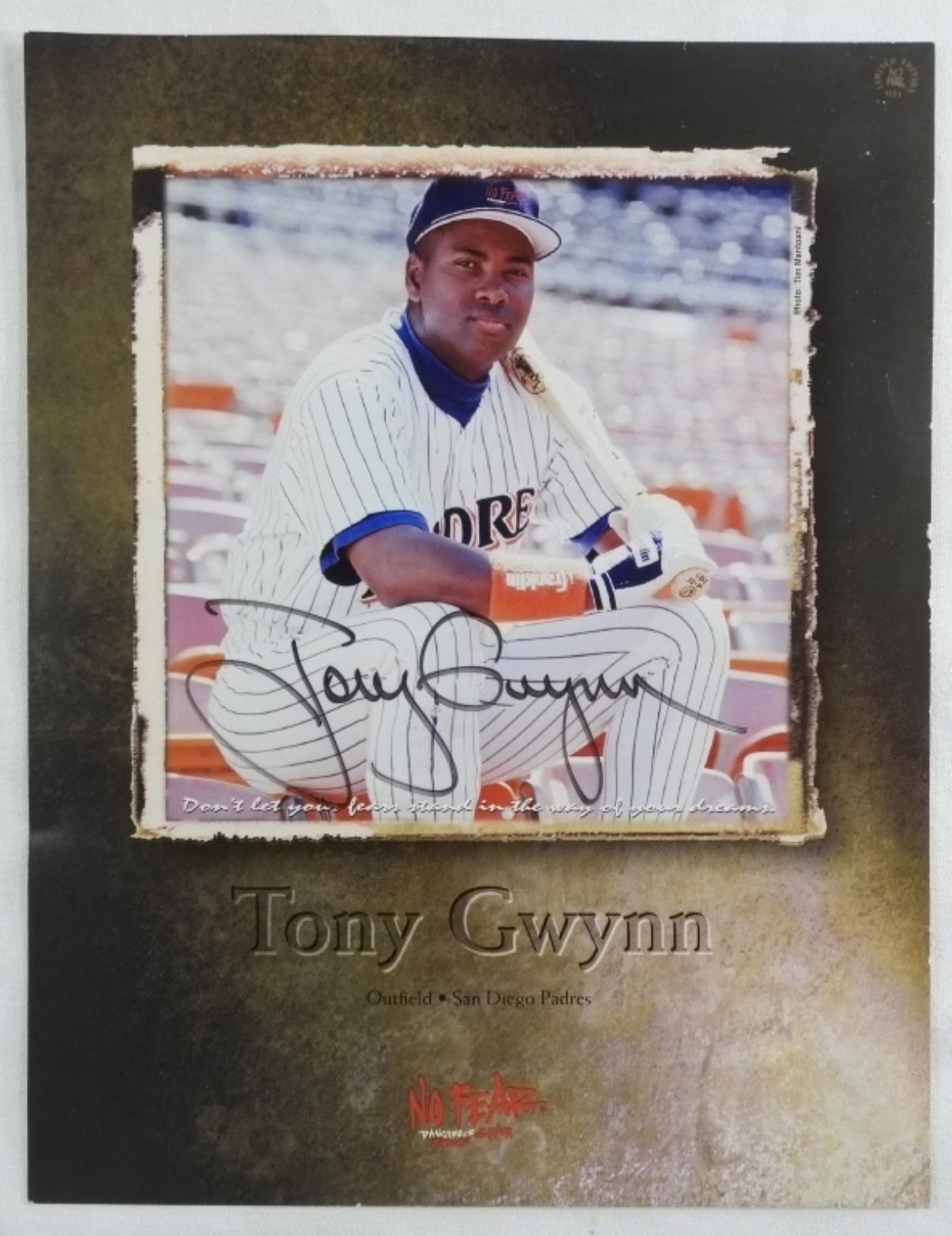 Tony Gwynn Signed Photo