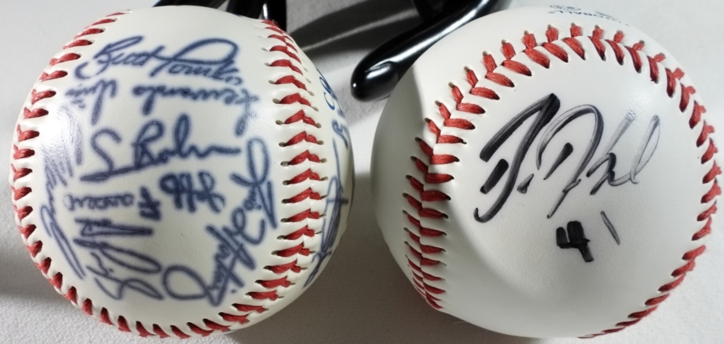 Cardinals Multi-Signed Baseballs w/Lou Brock