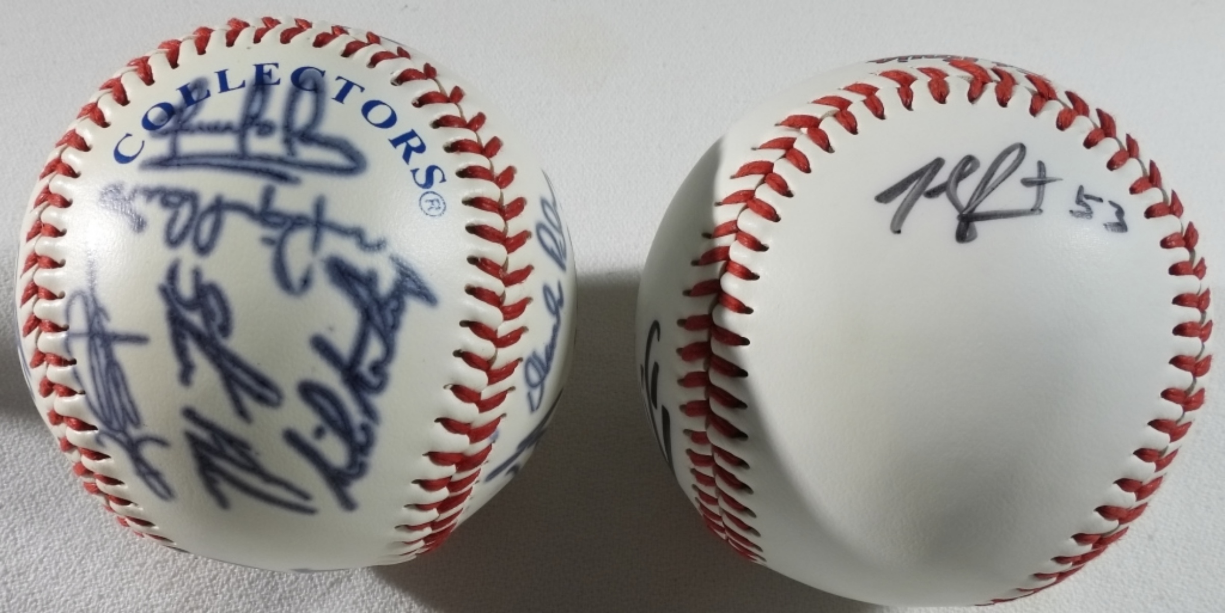 Cardinals Multi-Signed Baseballs w/Lou Brock