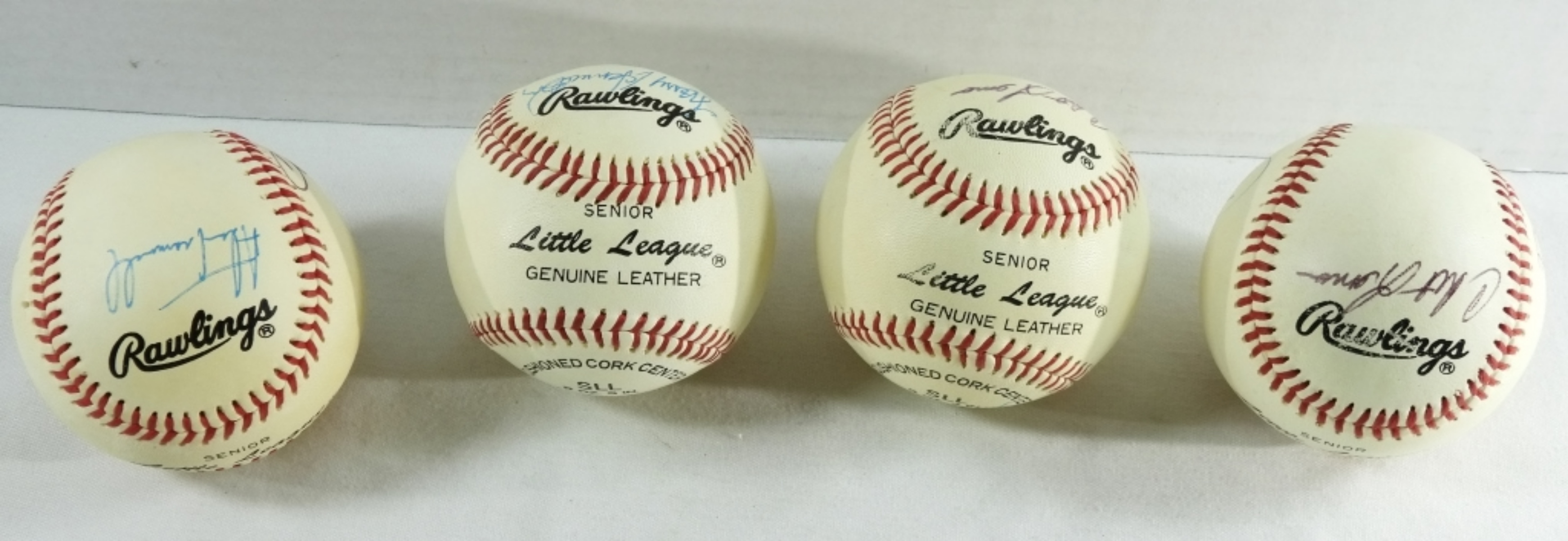 (4) Signed Baseballs w/Alan Trammel