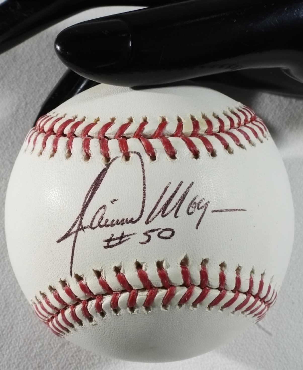 Jamie Moyer Signed Baseball #50