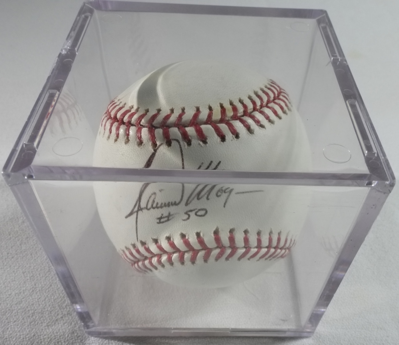 Jamie Moyer Signed Baseball #50