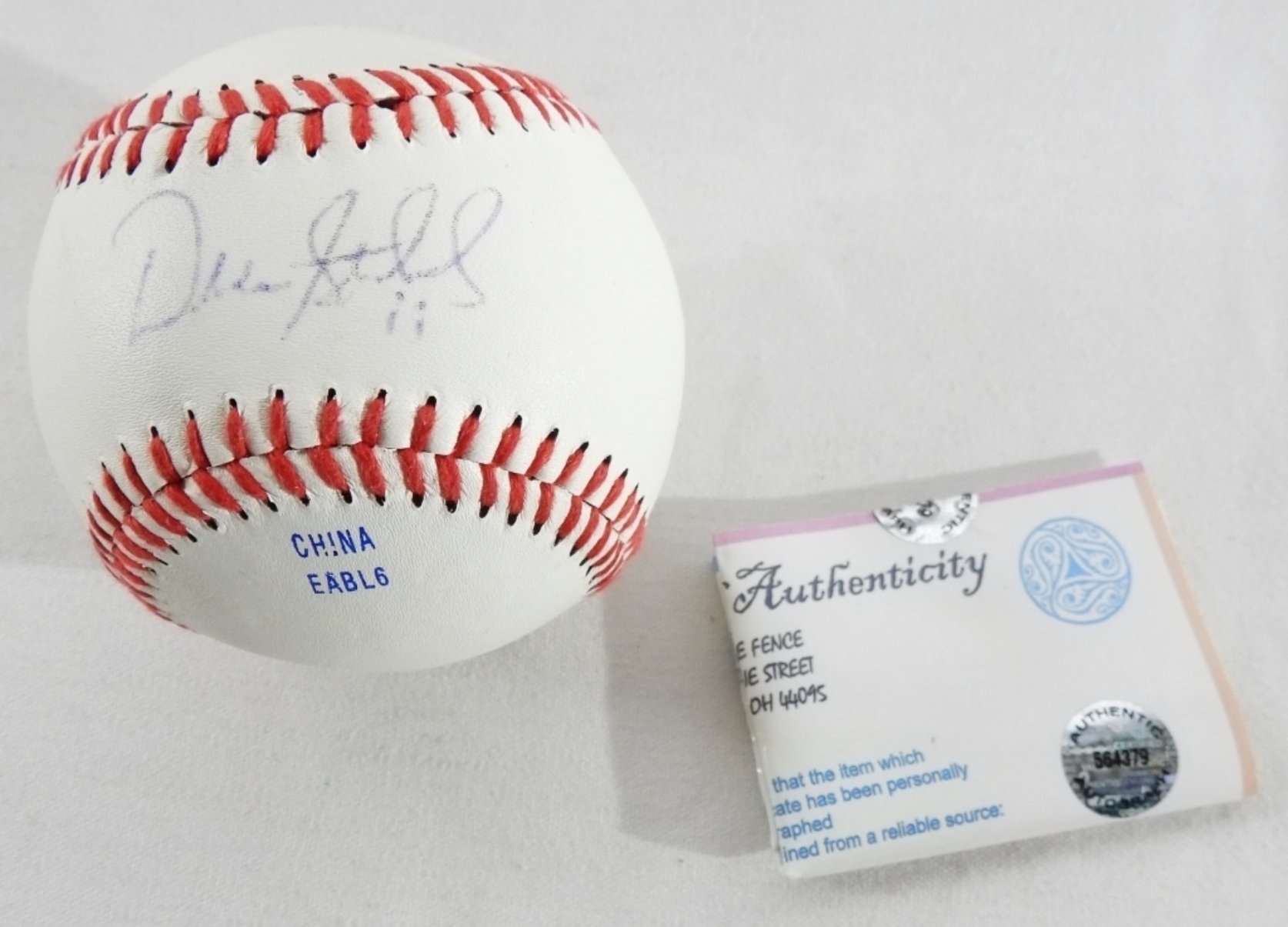 Drew Stubbs Baseball Signed