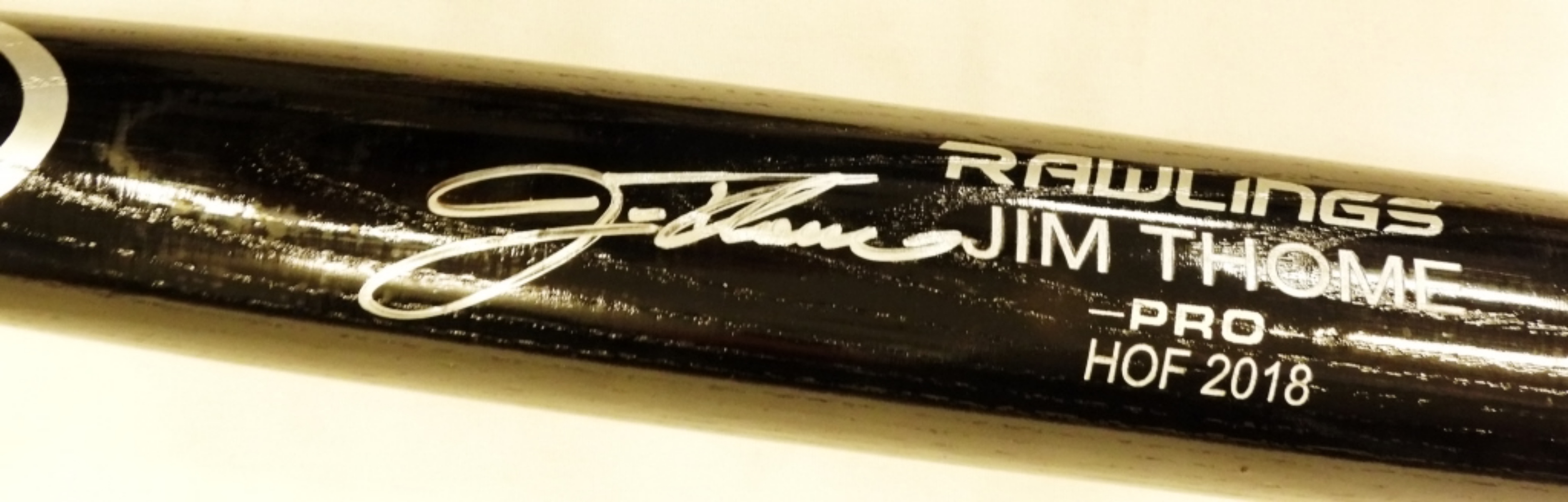 Jim Thome Autographed Baseball Bat PSA/DNA