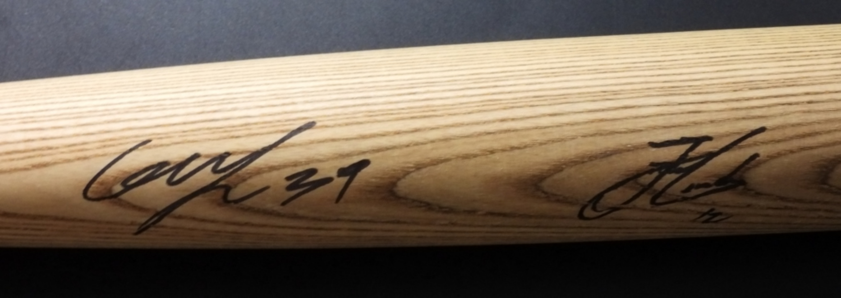 Cleveland Indians Autograph Baseball Bat