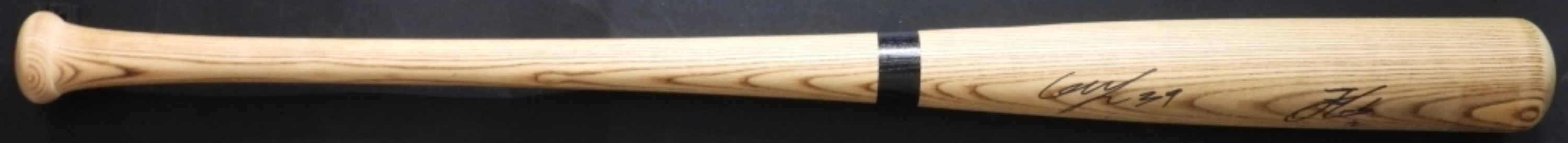 Cleveland Indians Autograph Baseball Bat
