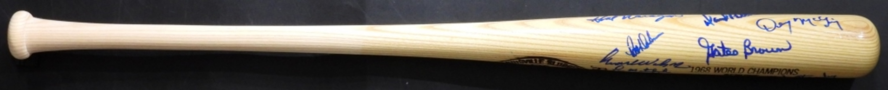 1968 World Series Champs Detroit Tigers Signed Bat