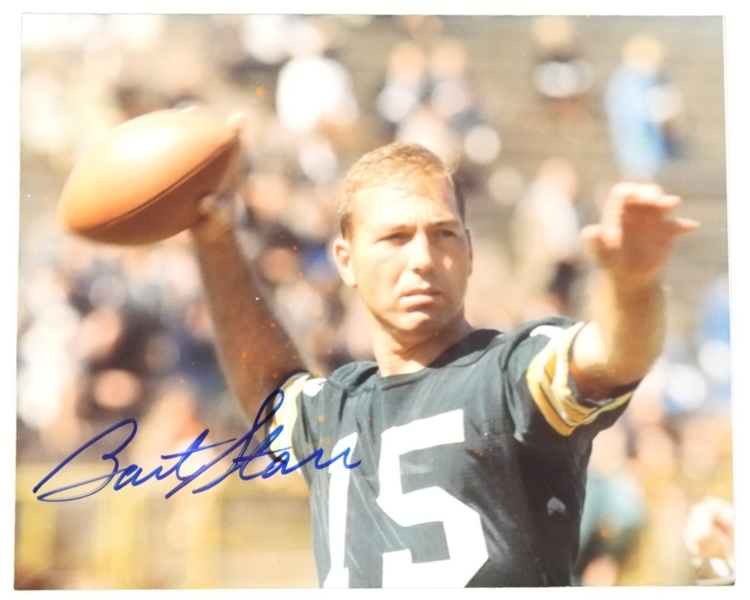 Bart Starr Autographed 8X10 Photo