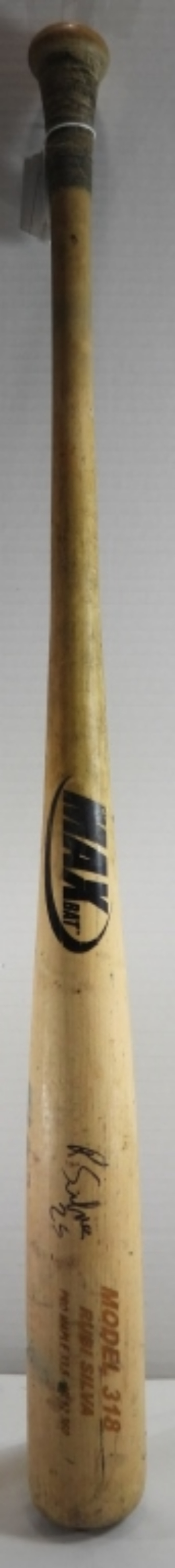 Autographed Rubi Silva Bat