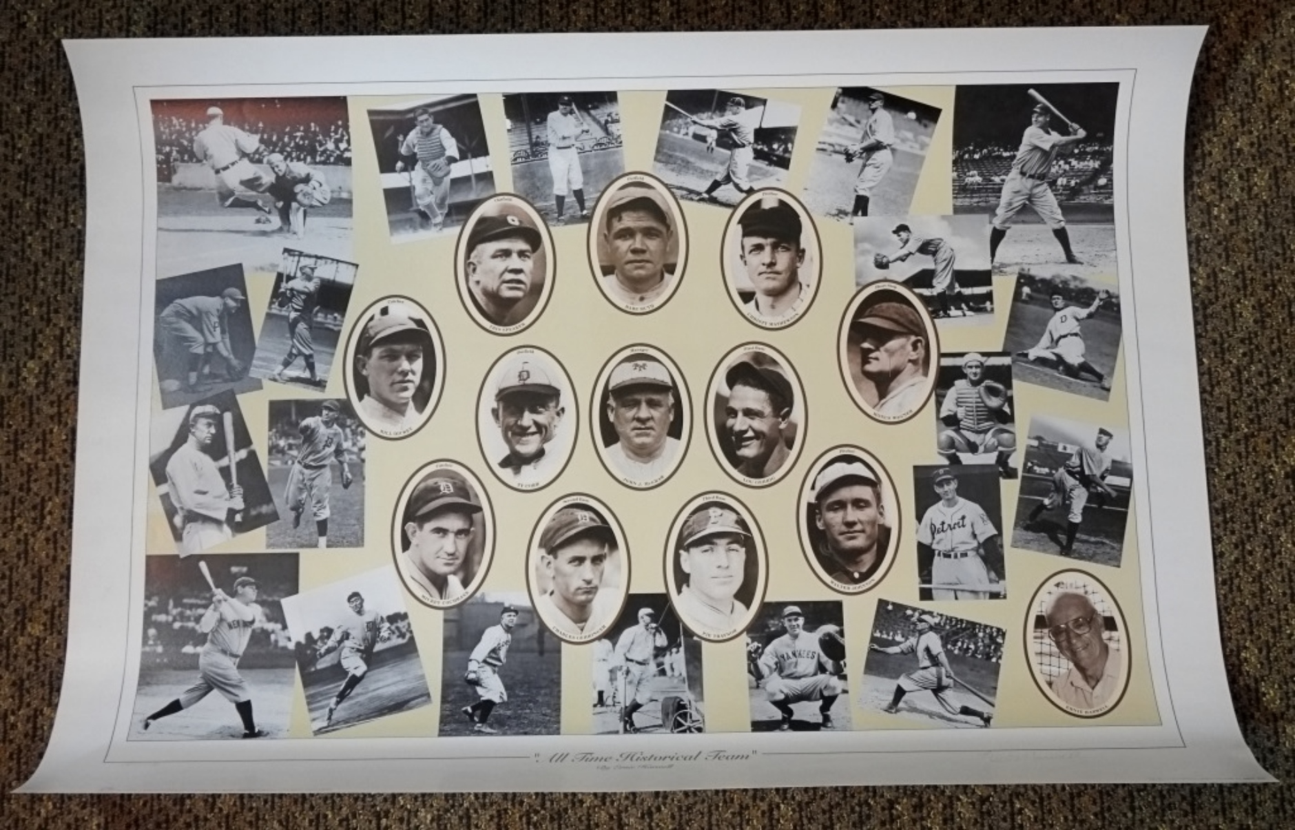 Ernie Harwell Signed Collectors Piece