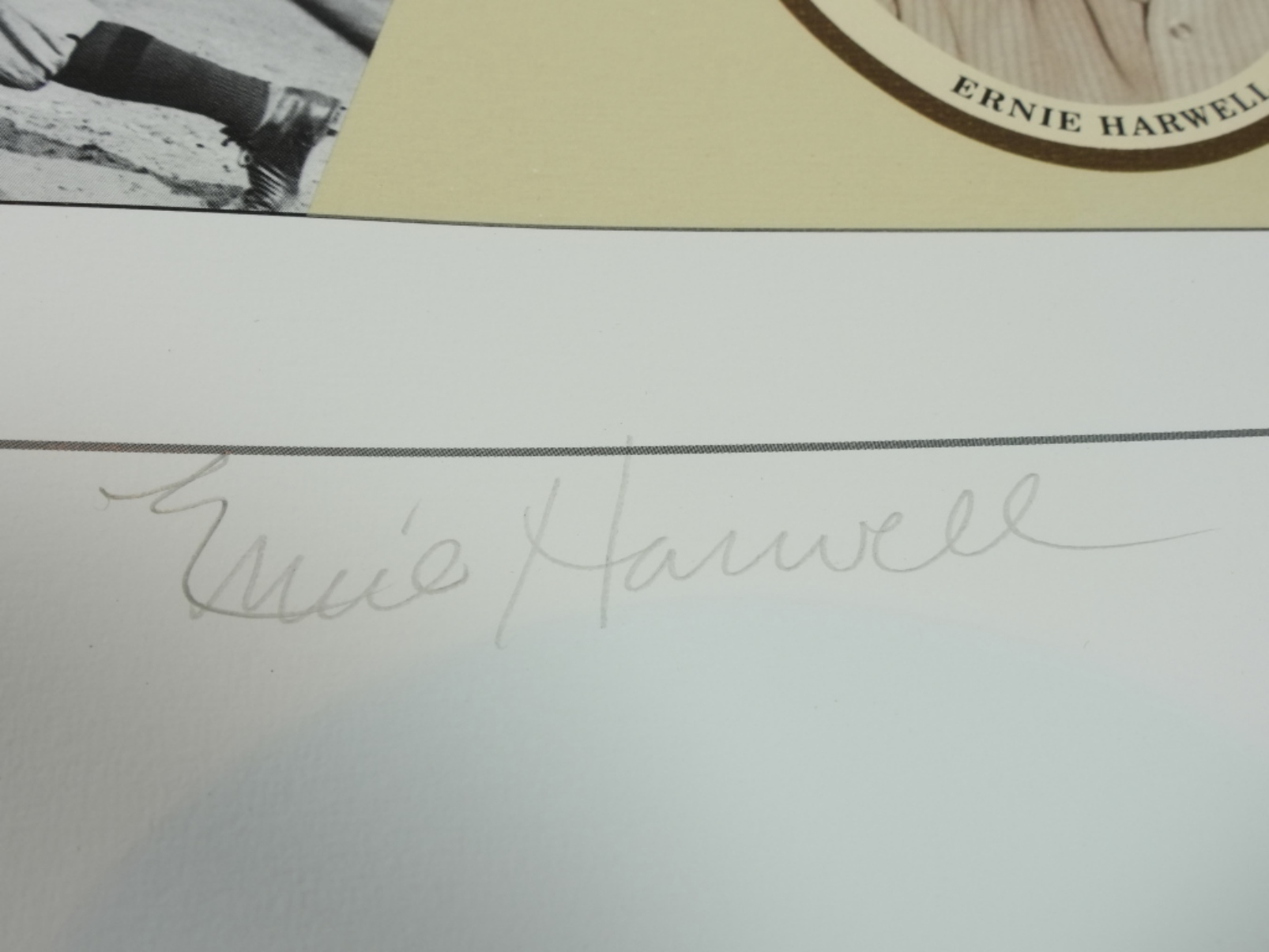 Ernie Harwell Signed Collectors Piece