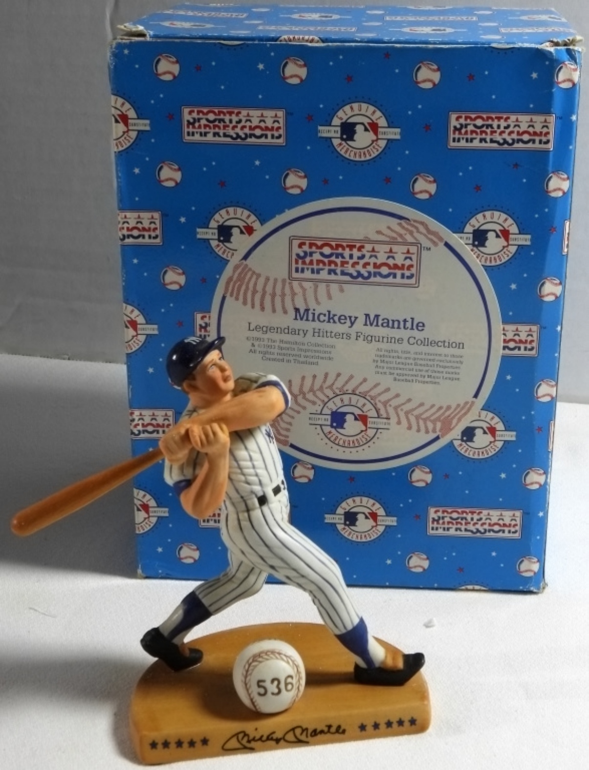 1993 Mickey Mantle Figurine Sports Impressions