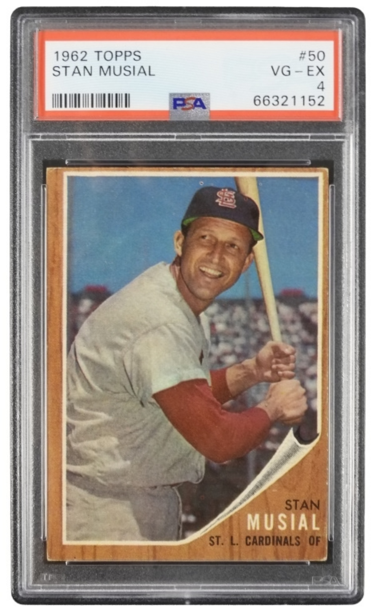 1962 Topps Stan Musial PSA 4