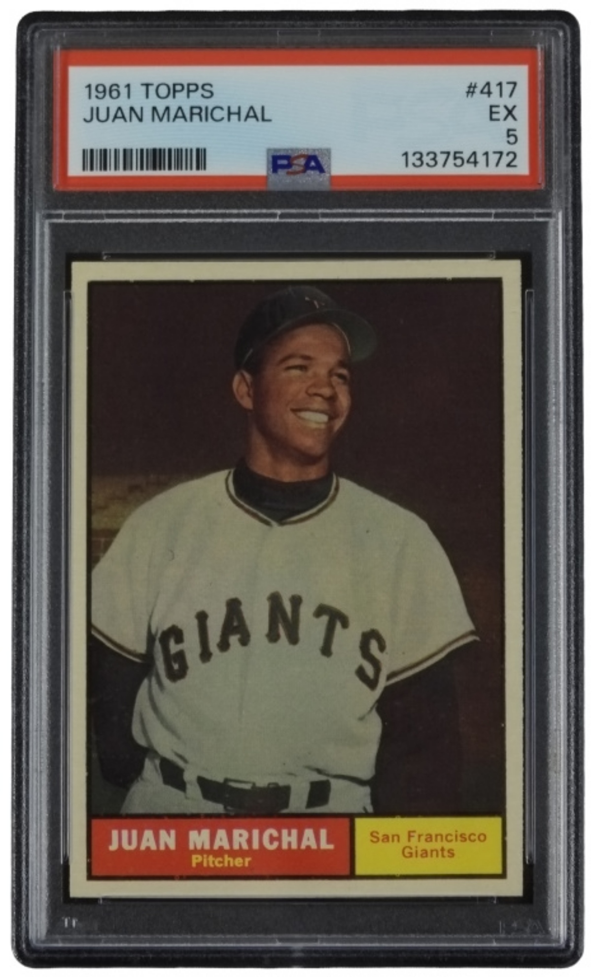 1961 Topps Juan Marichal PSA 5