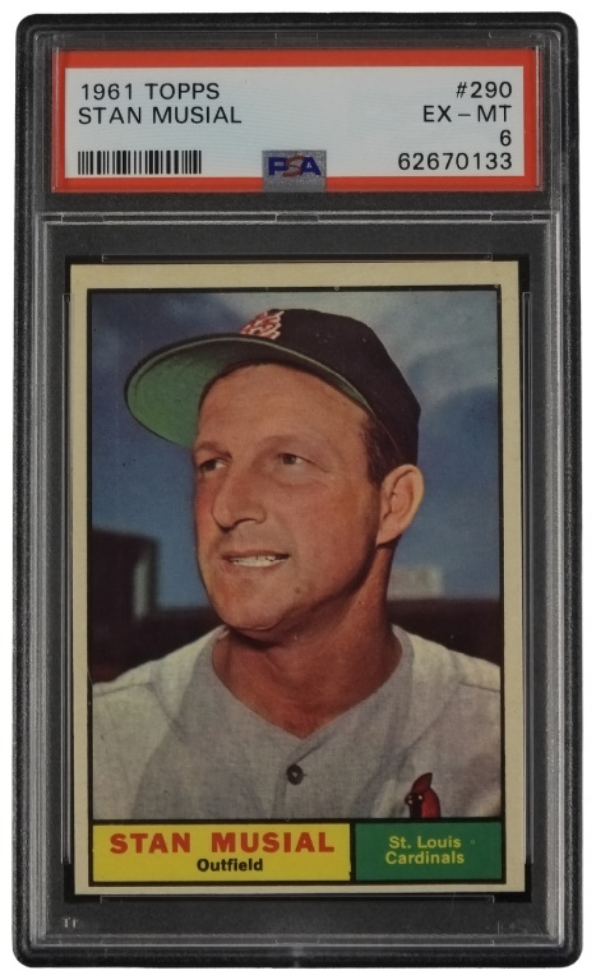 1961 Topps Stan Musial PSA 6