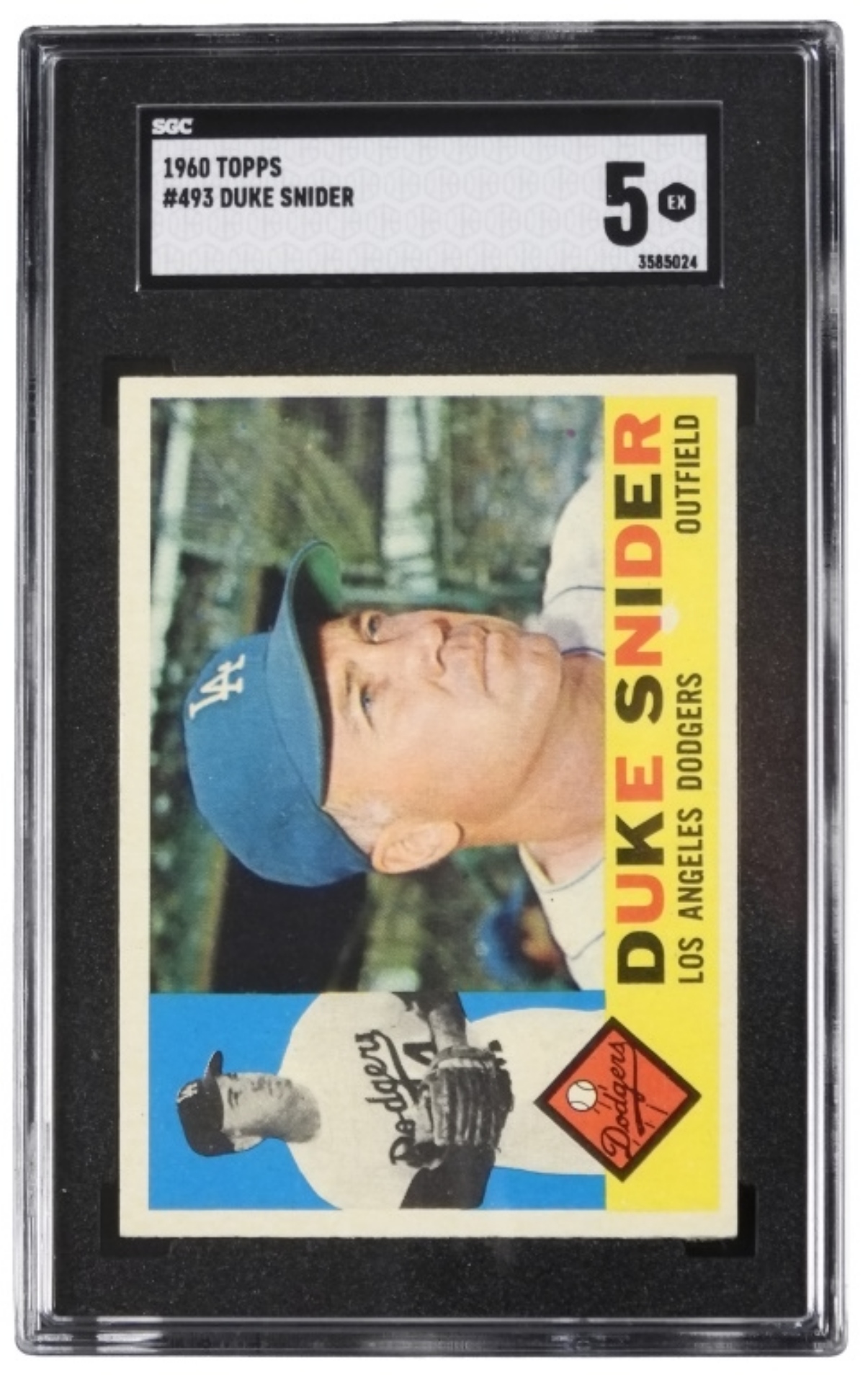 1960 Topps Duke Snider SGC 5