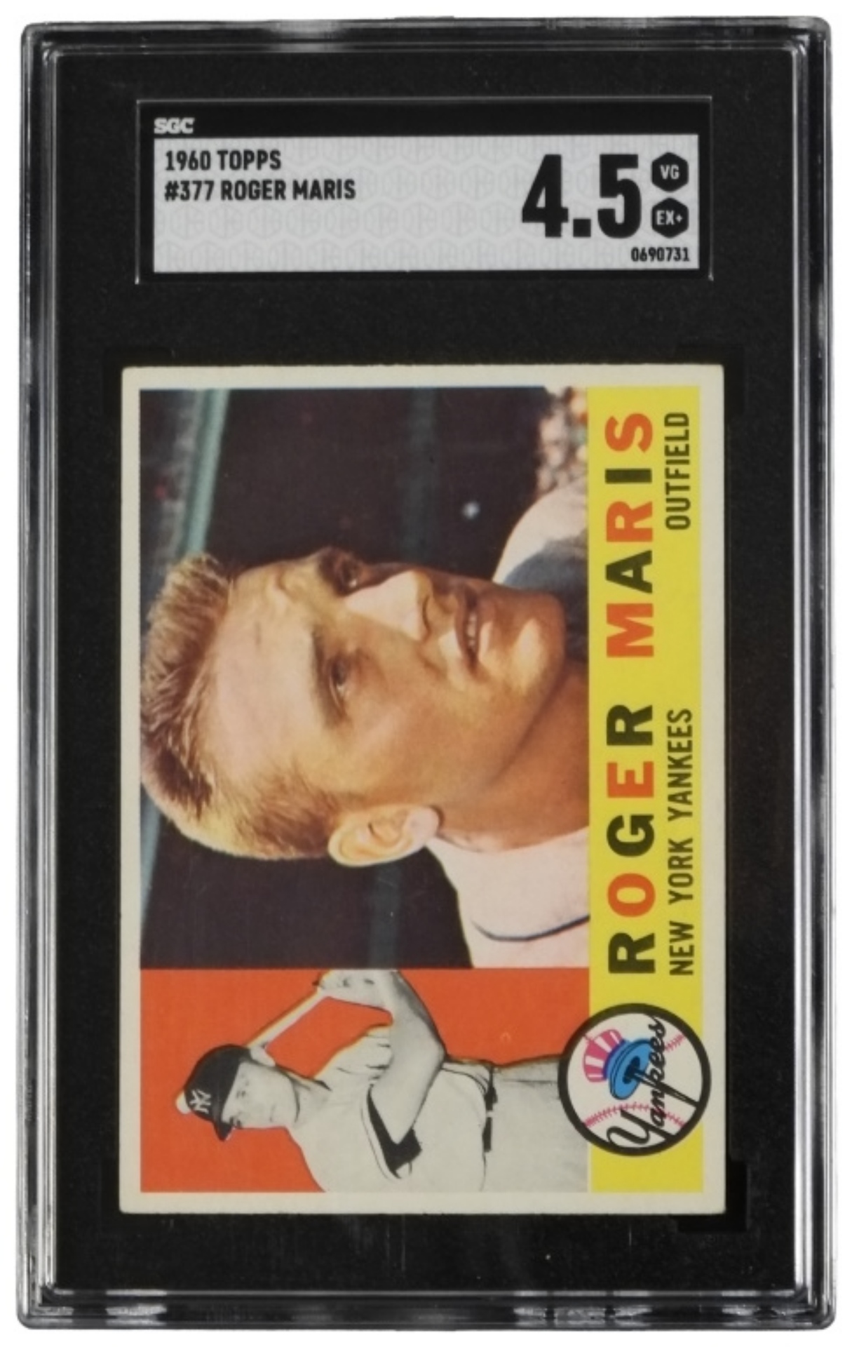 1960 Topps Roger Maris SGC 4.5