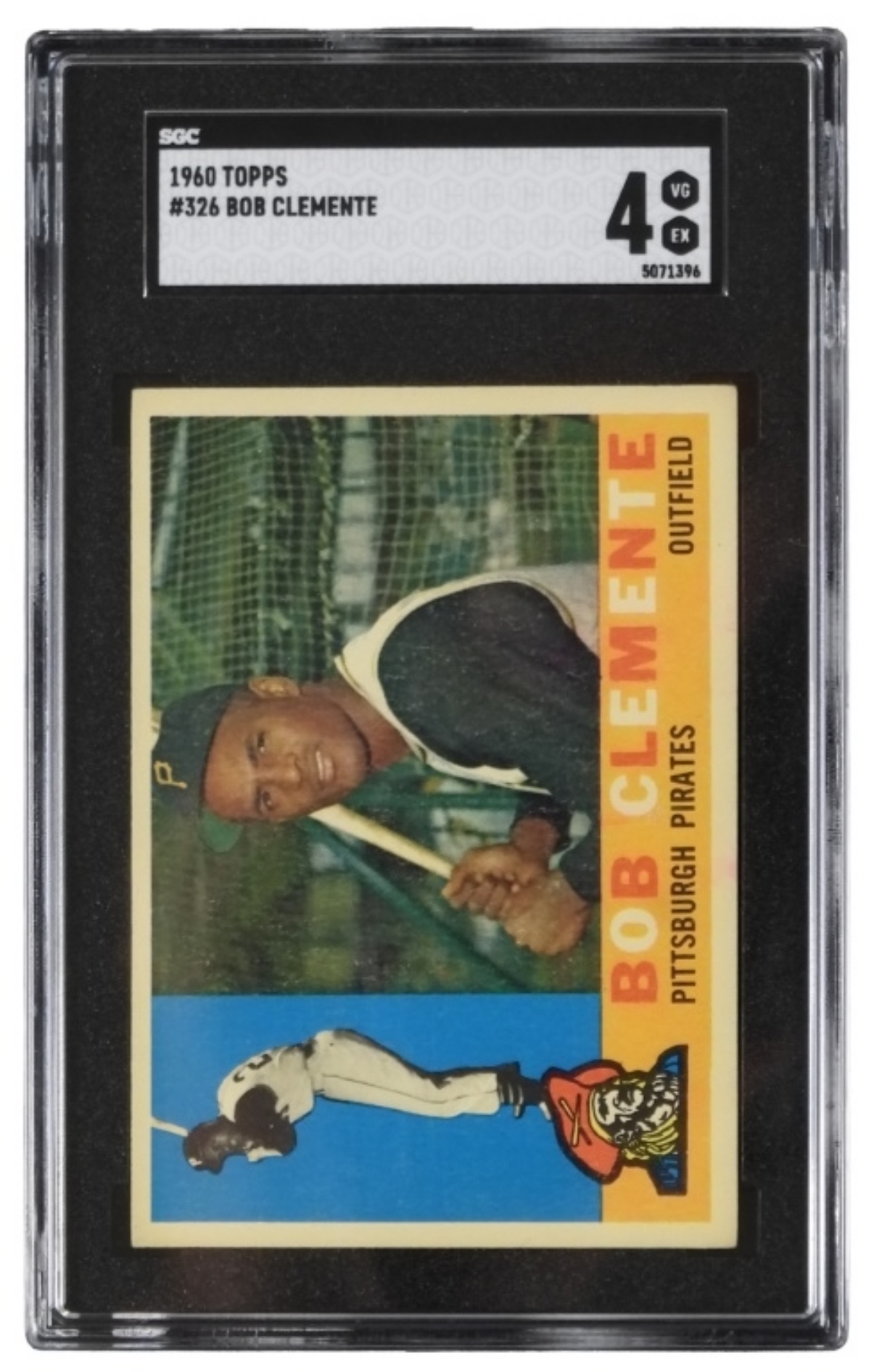 1960 Topps Roberto Clemente SGC 4