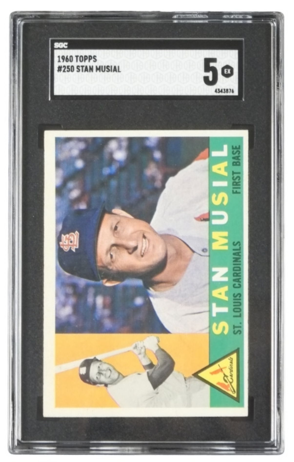 1960 Topps Stan Musial SGC 5